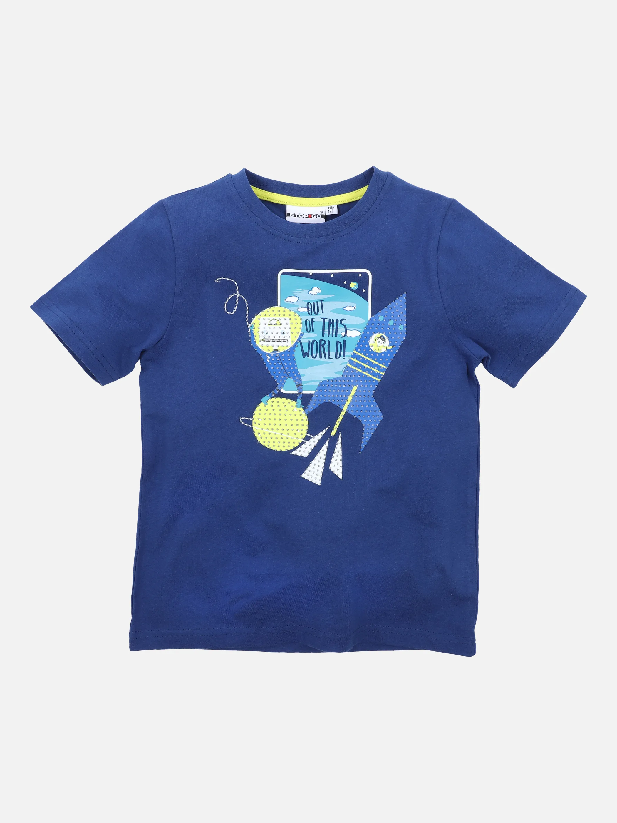 Stop + Go MB TShirt in dunkelblau mit Blau 860822 DUNKELBLAU 1