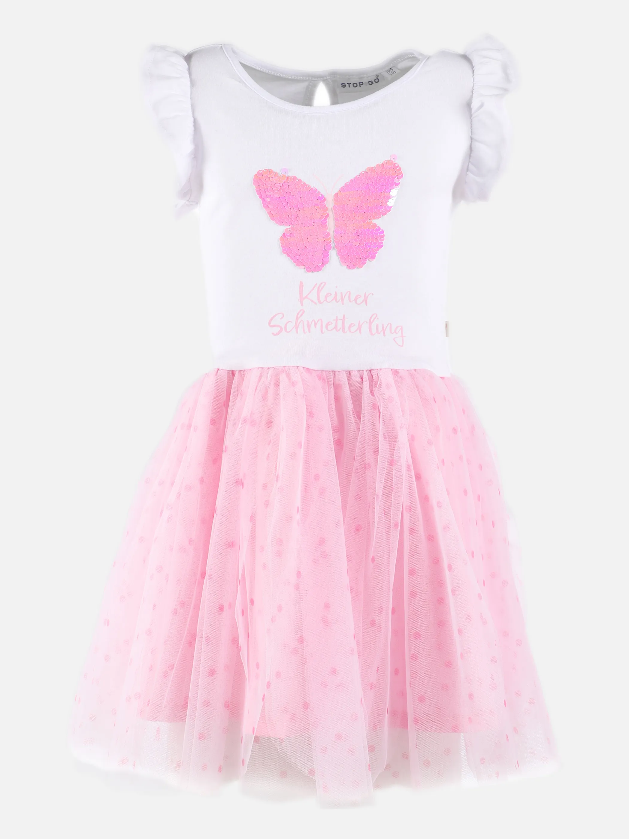 Stop + Go KM Tüll Kleid in rose und bunt mit Appli. Rosa 875495 ROSE 1 Stop + Go KM Tüll Kleid in rose und bunt mit Appli. Rosa 875495 ROSE 1