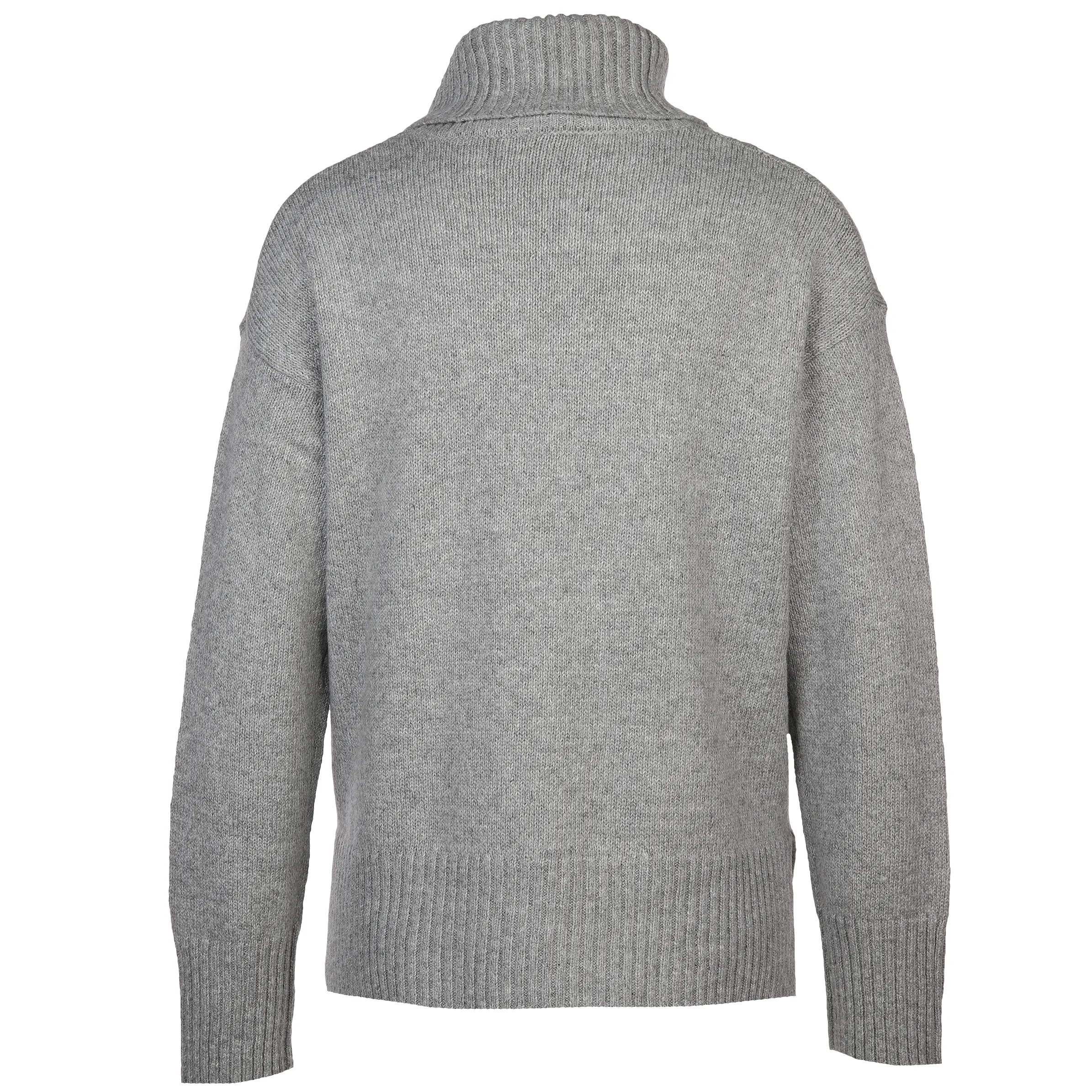 Tom Tailor 1041157 Knit pullover cable turtleneck Grau 887440 21373 2