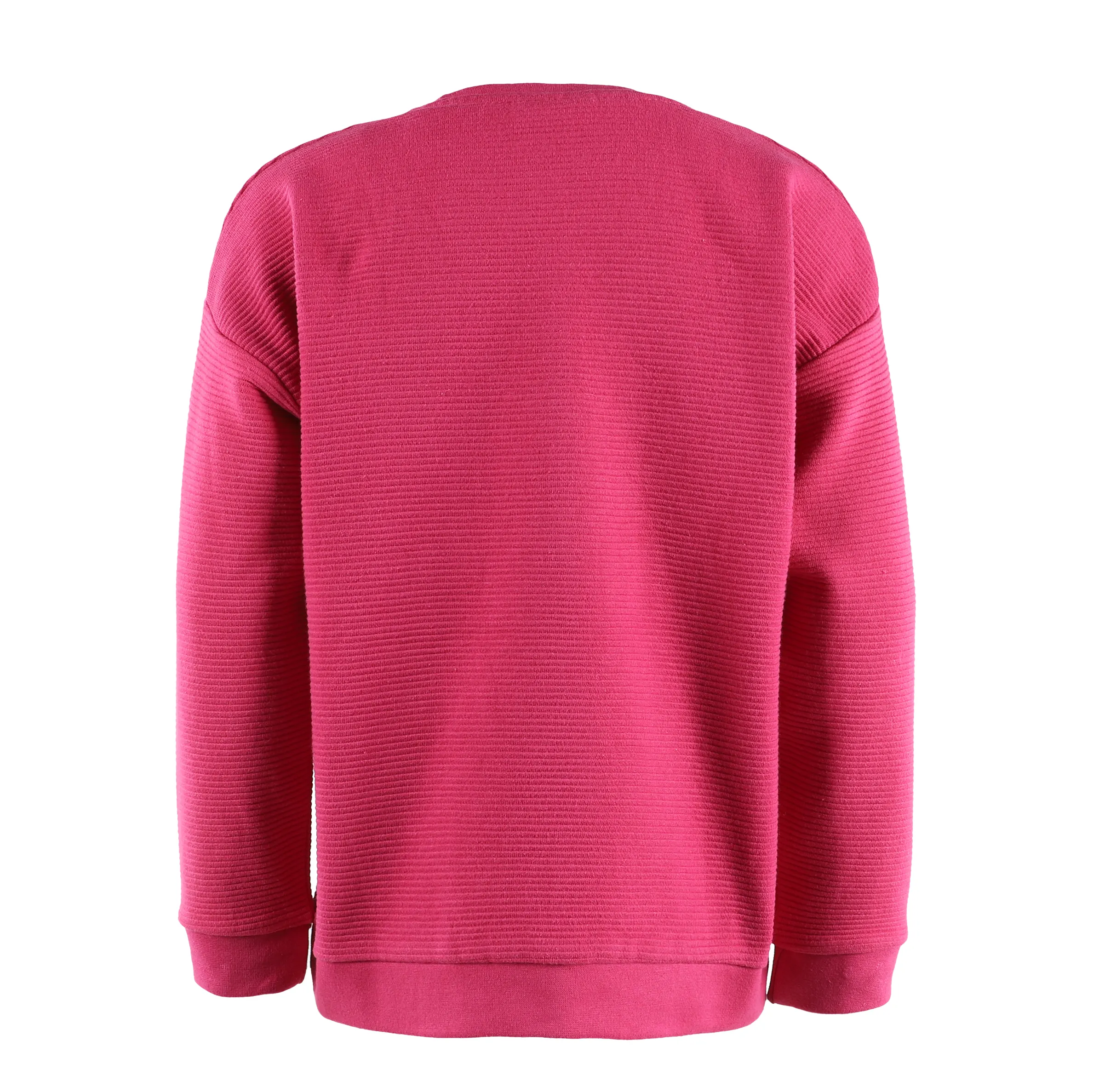 Stop + Go KM Sweater in pink mit Wendepailletten Herz Pink 881604 CRANBERRY 2