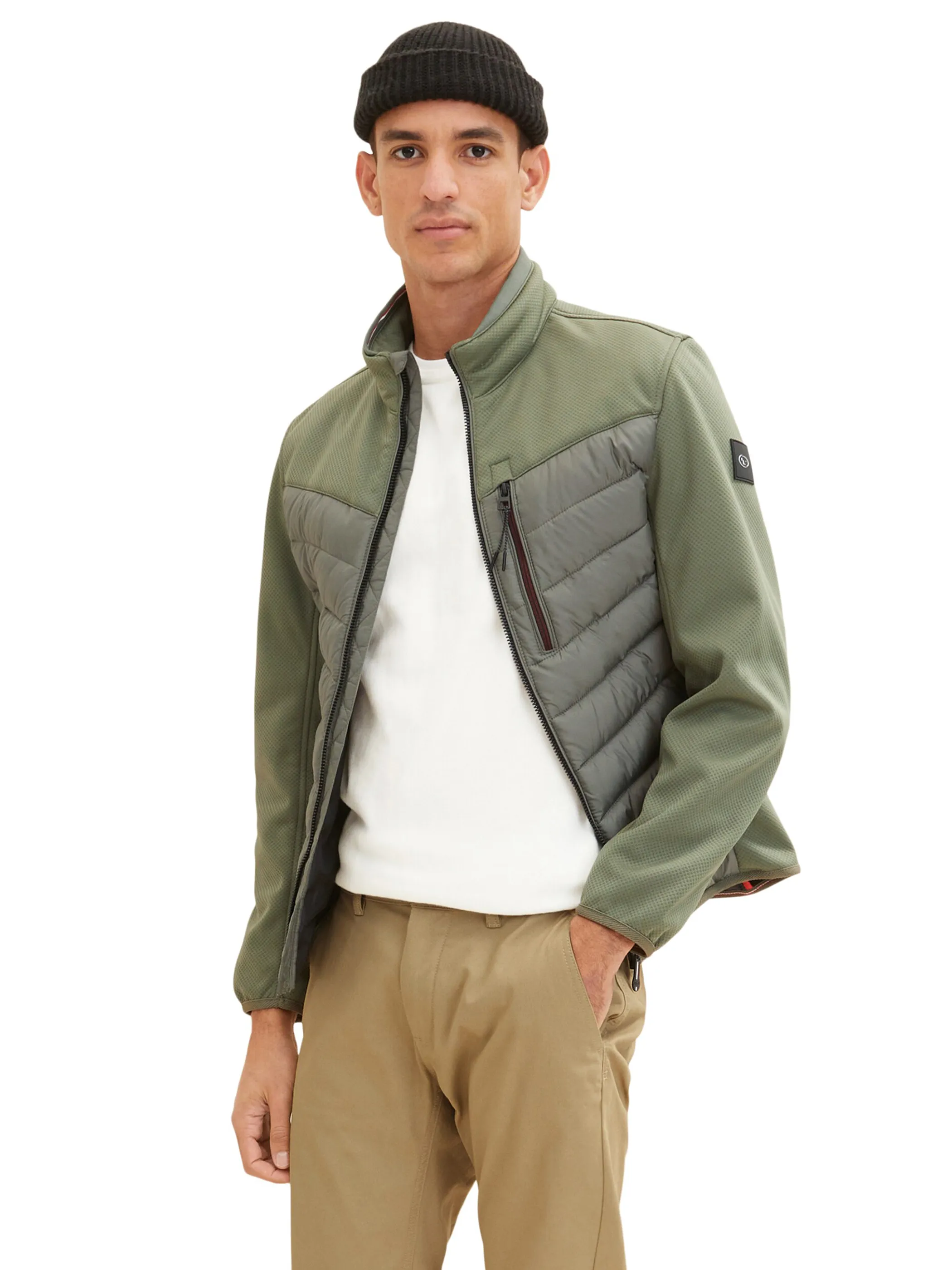 Tom Tailor 1034035 hybrid jacket Grün 872261 10415 4 Tom Tailor 1034035 hybrid jacket Grün 872261 10415 4