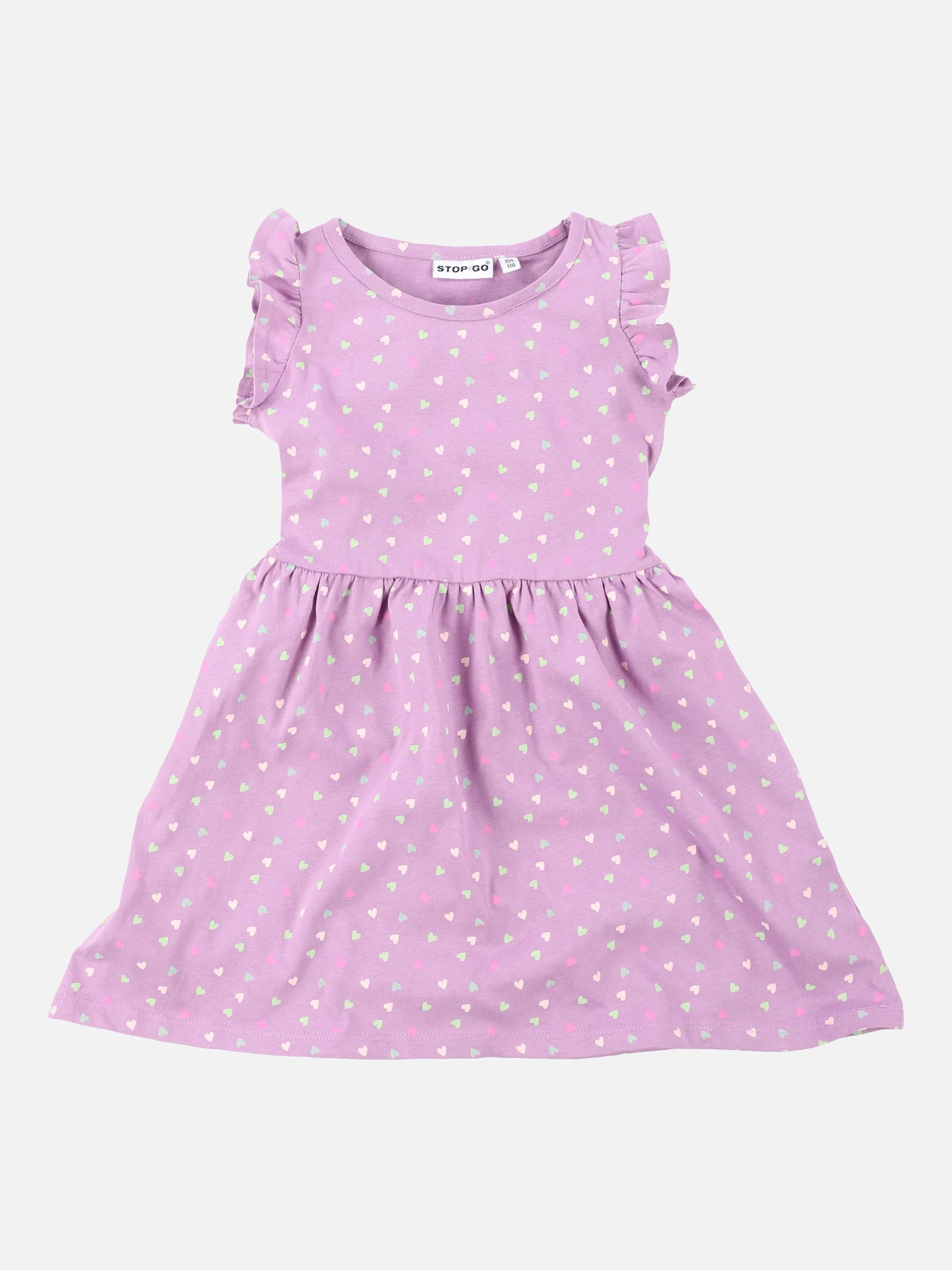 Stop + Go KM Kleid mit AOP und Schmetter Lila 875154 LILAC 1