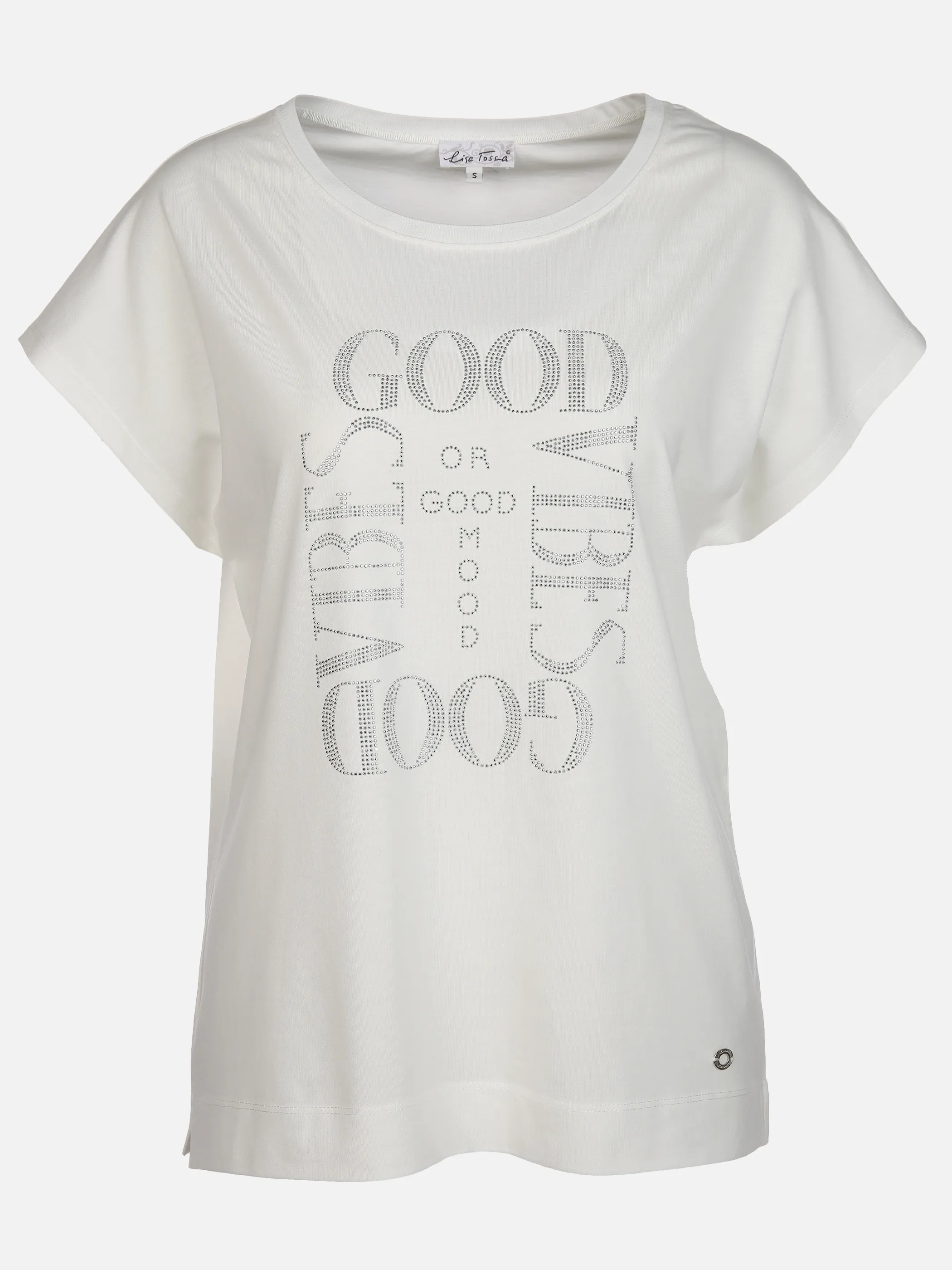 Lisa Tossa Da-T-Shirt m. Straßapplikation Weiß 893032 OFFWHITE 1