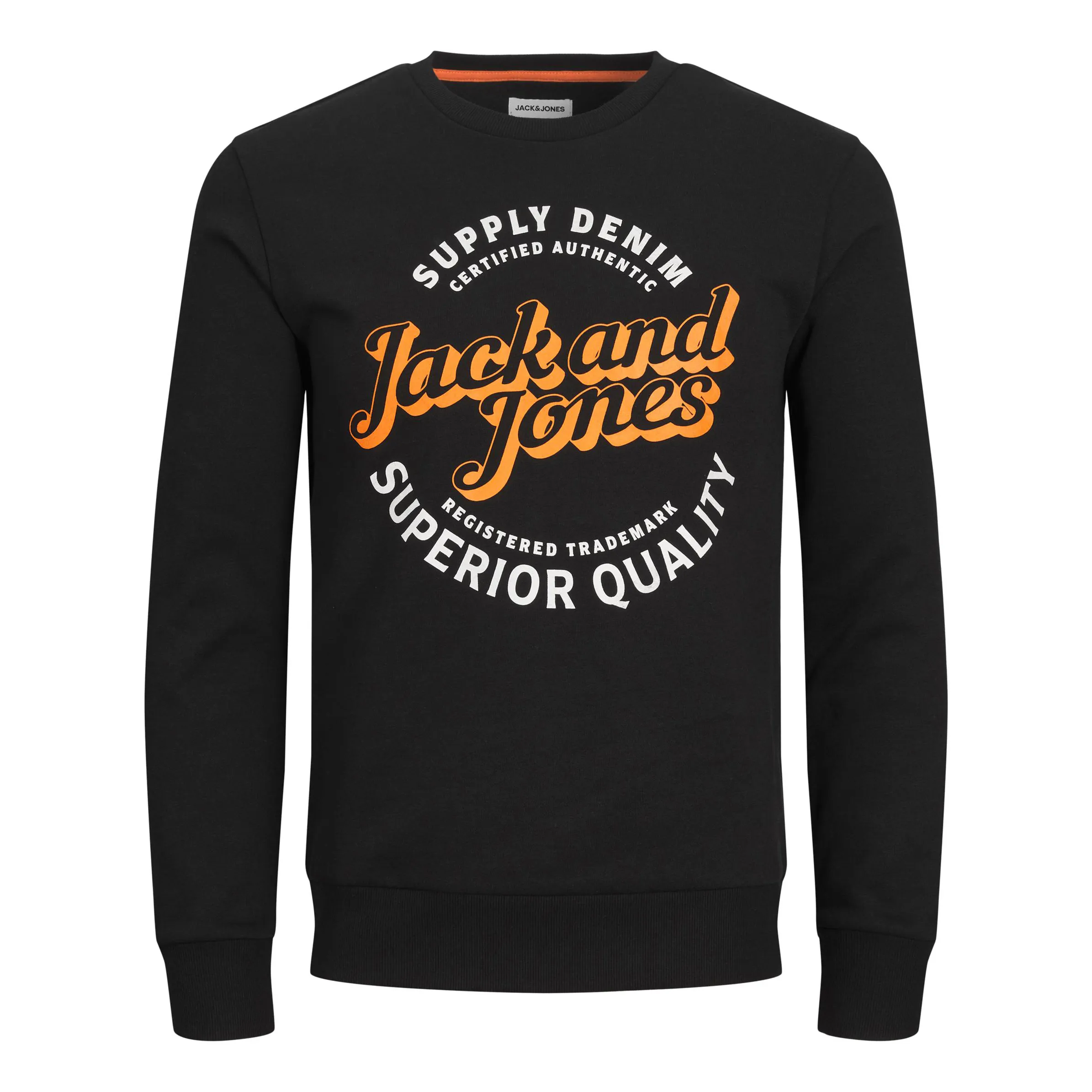 Jack Jones 12236177 JJMIKK SWEAT CREW NEC Schwarz 880380 178012001 1 Jack Jones 12236177 JJMIKK SWEAT CREW NEC Schwarz 880380 178012001 1