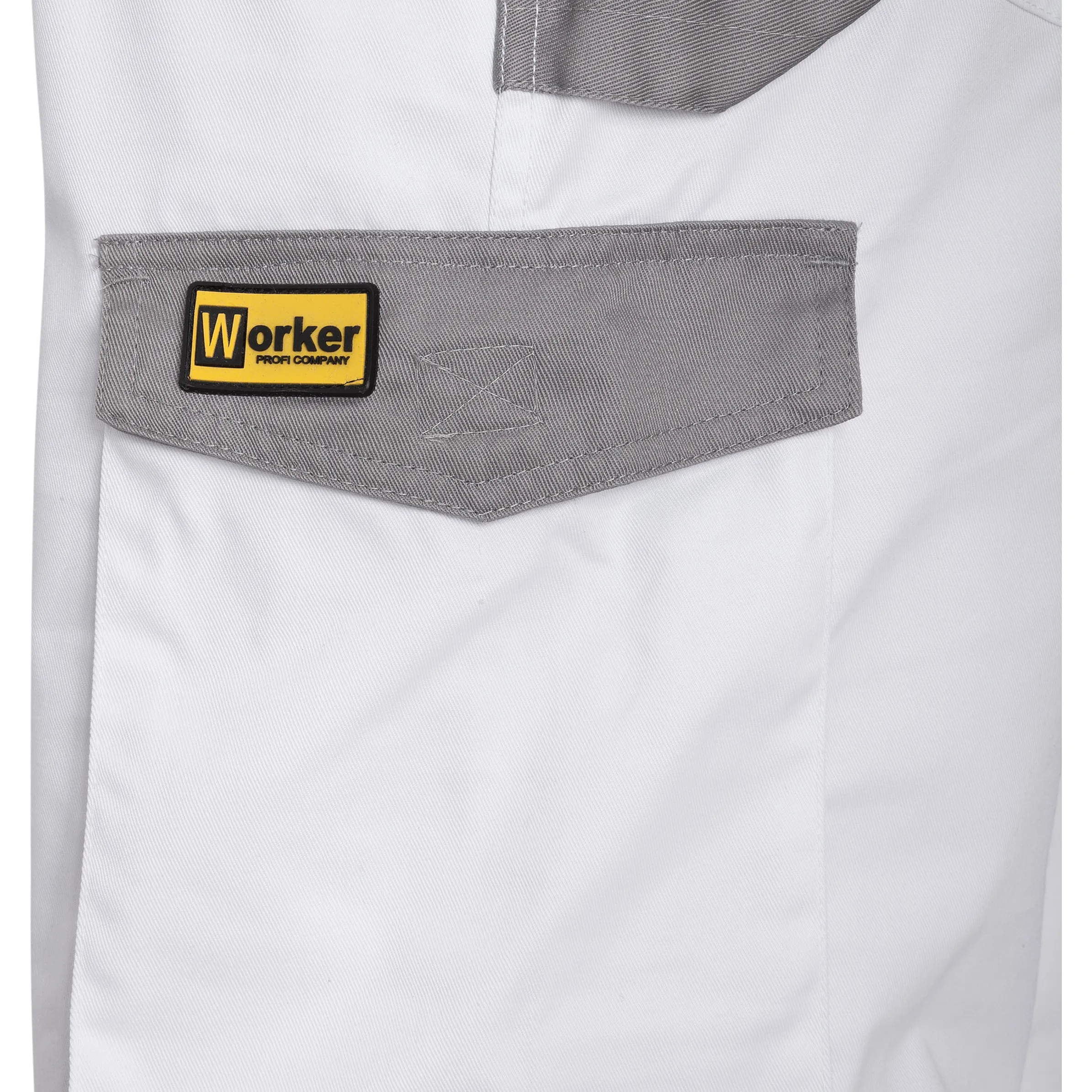 Worker He. Berufshose bicolour Weiß 661811 WHITE/GREY 3 Worker He. Berufshose bicolour Weiß 661811 WHITE/GREY 3