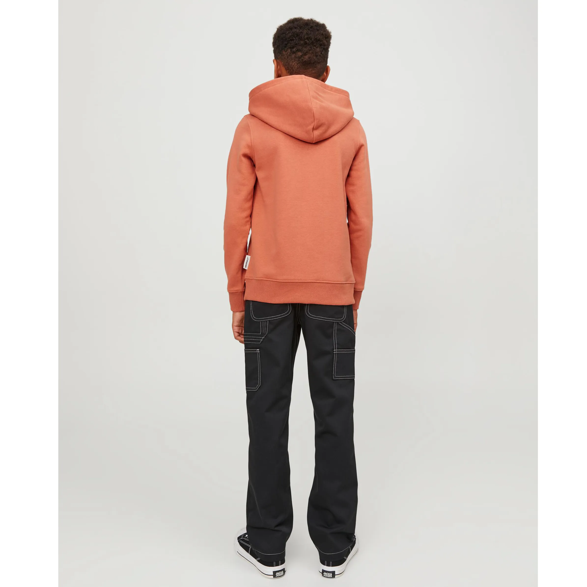 Jack&Jones Junior 12247614 JORLAKEWOOD SWEAT HOO Braun 886100 177192001 2