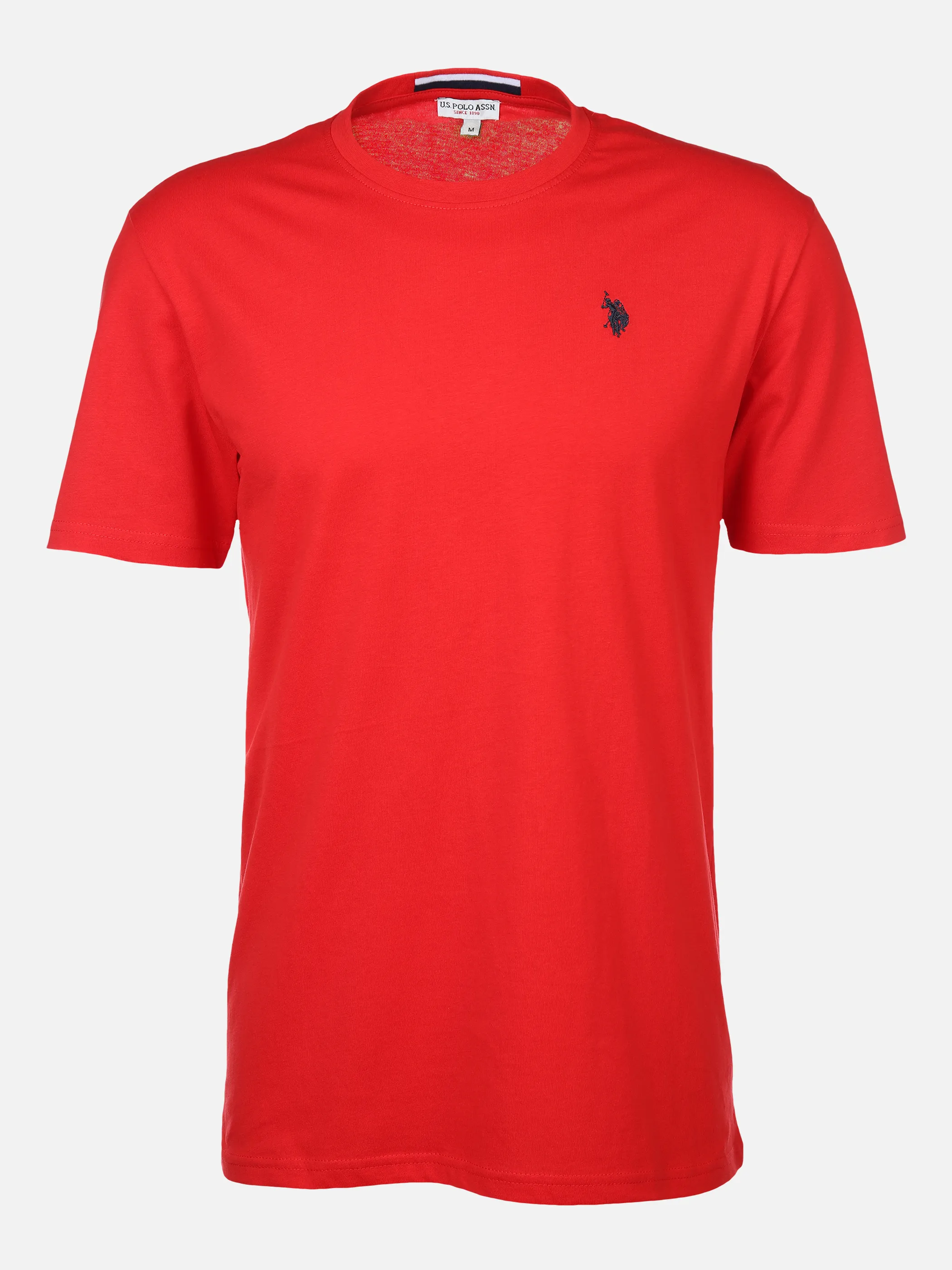 U.S. Polo Assn. He. T-Shirt 1/2 Arm Logostickerei Rot 882065 RED 1