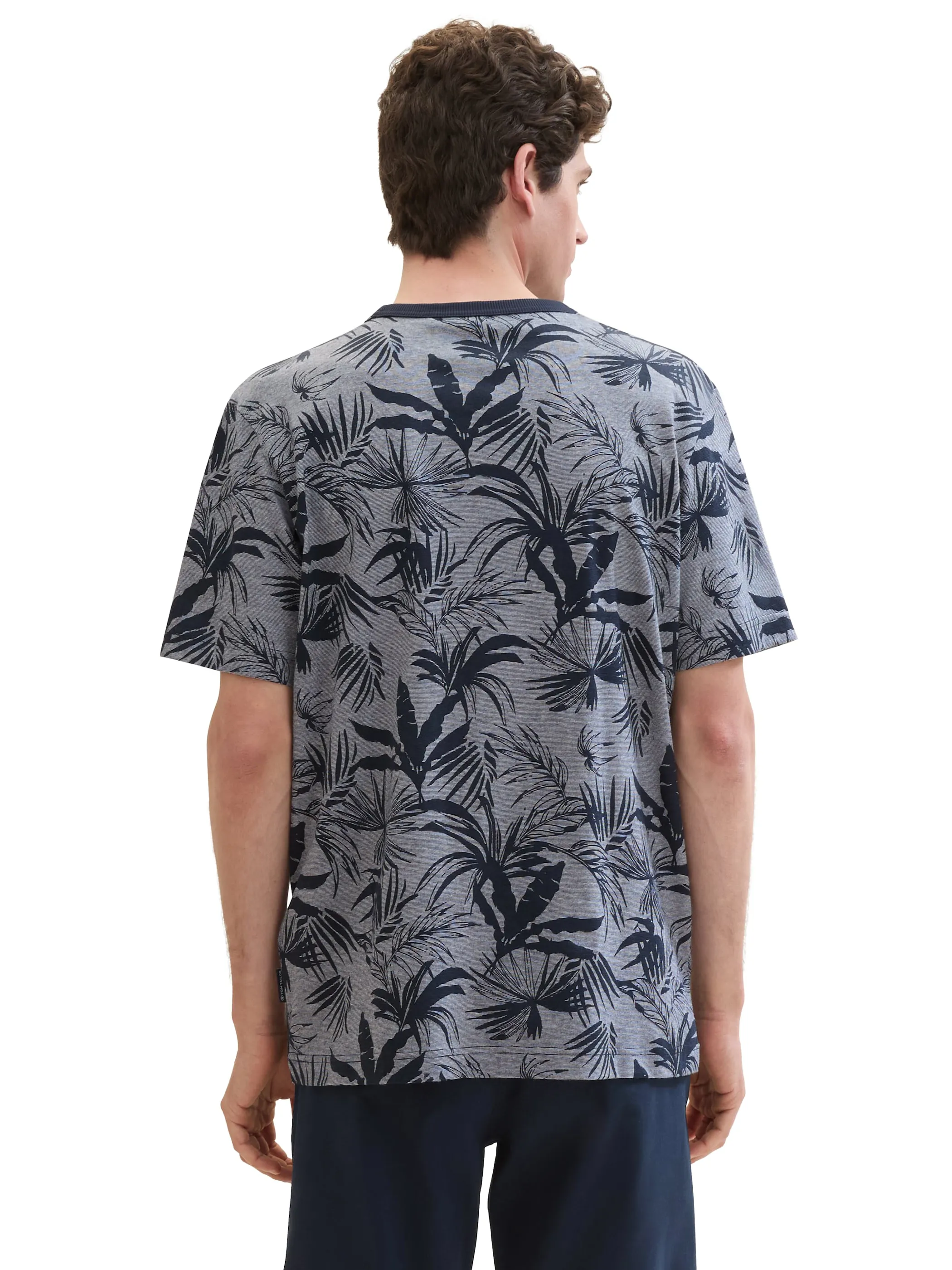 Tom Tailor 1042130 allover printed t-shirt Blau 895644 35591 2
