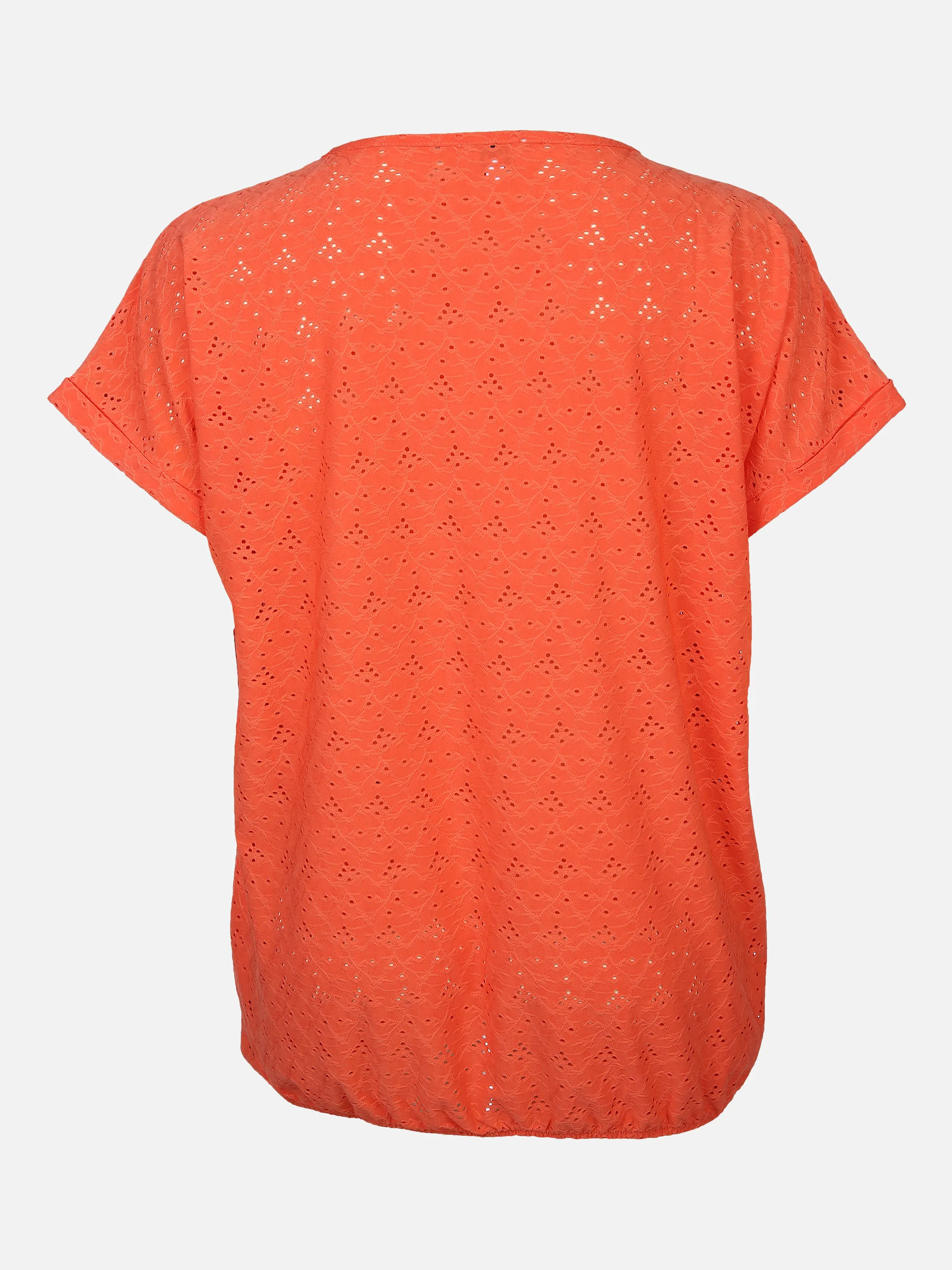 Sonja Blank Da-gr.Gr.Jacquardshirt 1/2 Arm Orange 877576 KORALLE 2