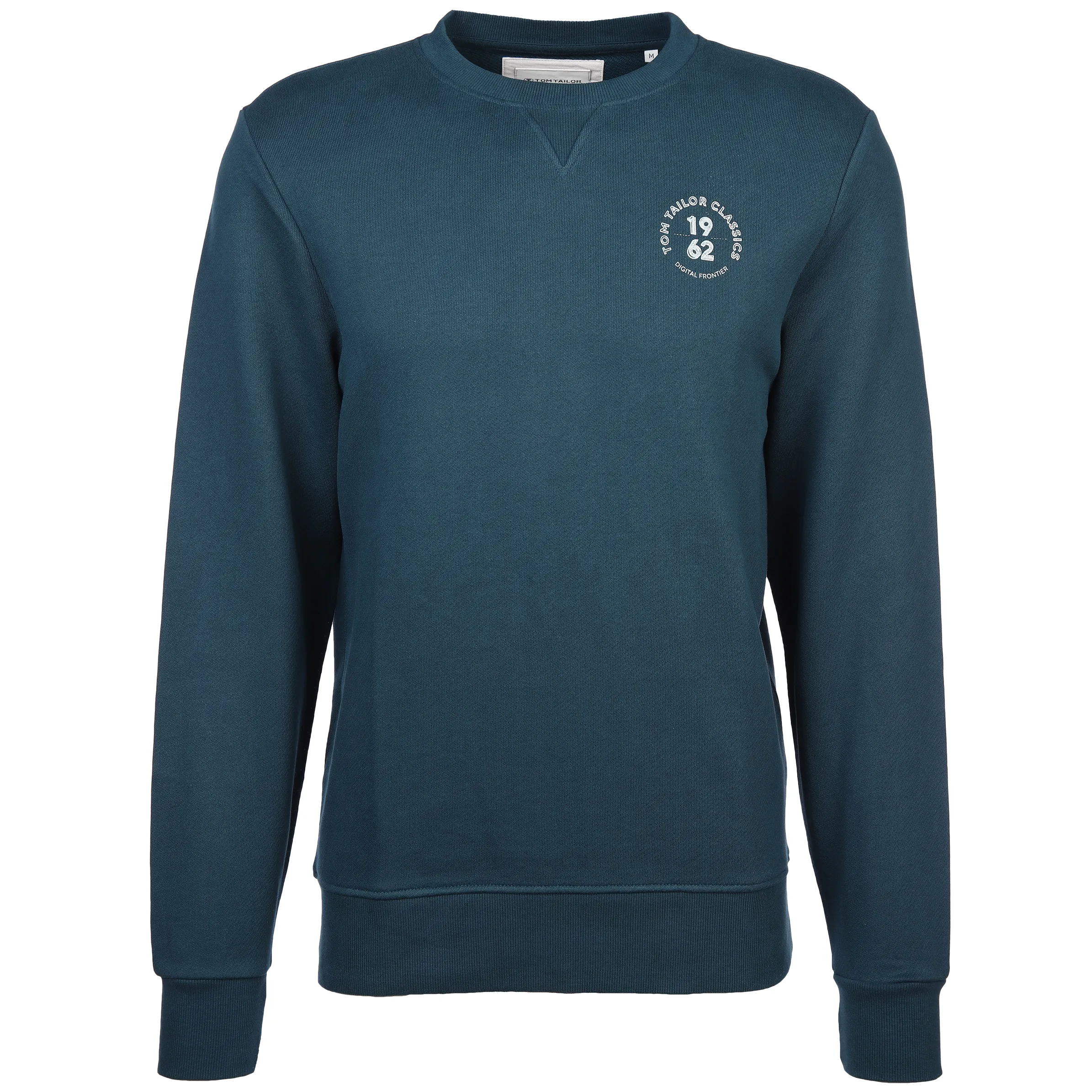 Tom Tailor 1040047 printed crew neck swea Grün 887470 21179 1 Tom Tailor 1040047 printed crew neck swea Grün 887470 21179 1
