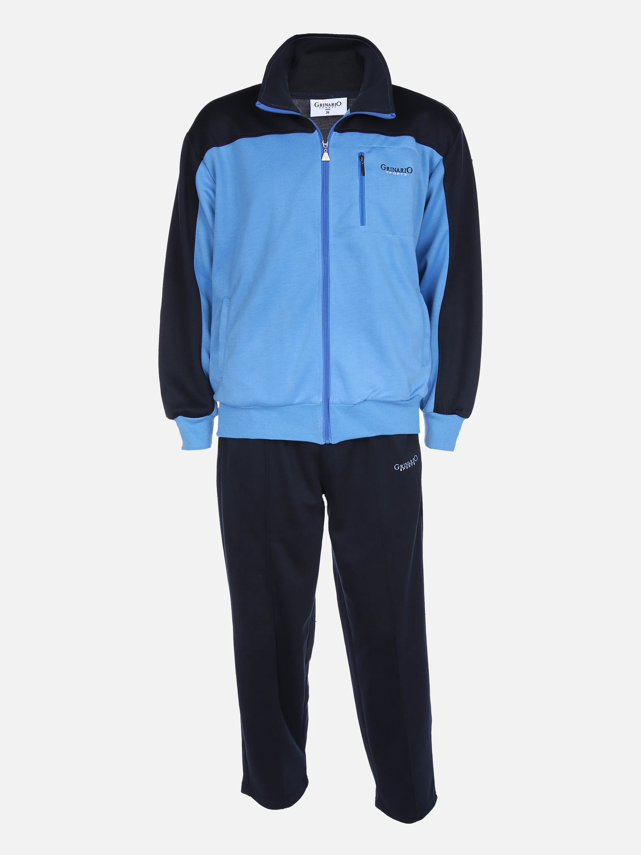 Grinario Sports He-Jogginganzug in Kurz Blau 859427 BLAU/NAVY 1 Grinario Sports He-Jogginganzug in Kurz Blau 859427 BLAU/NAVY 1