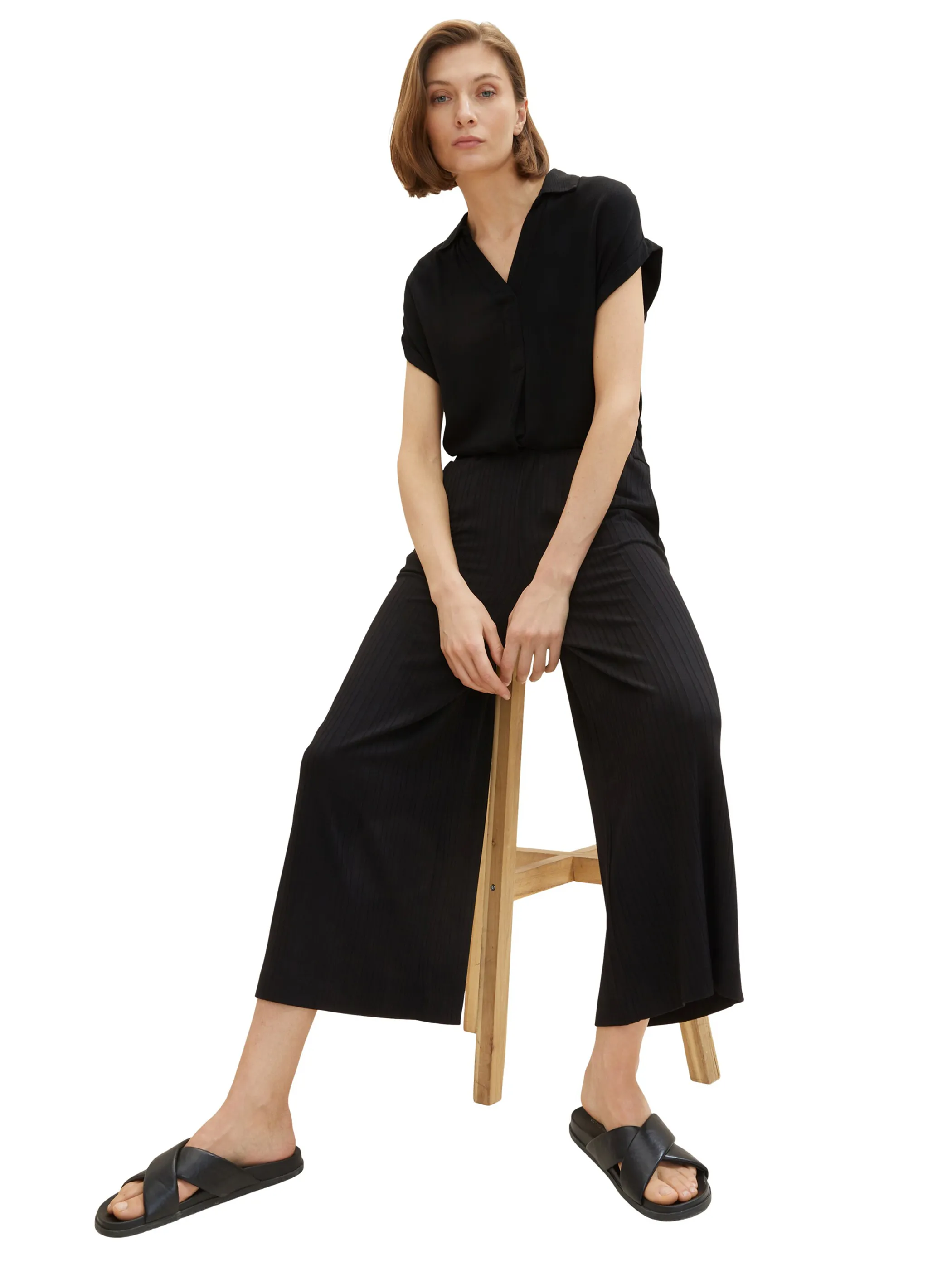 Tom Tailor 1036682 pants jersey culotte Schwarz 880516 14482 3 Tom Tailor 1036682 pants jersey culotte Schwarz 880516 14482 3