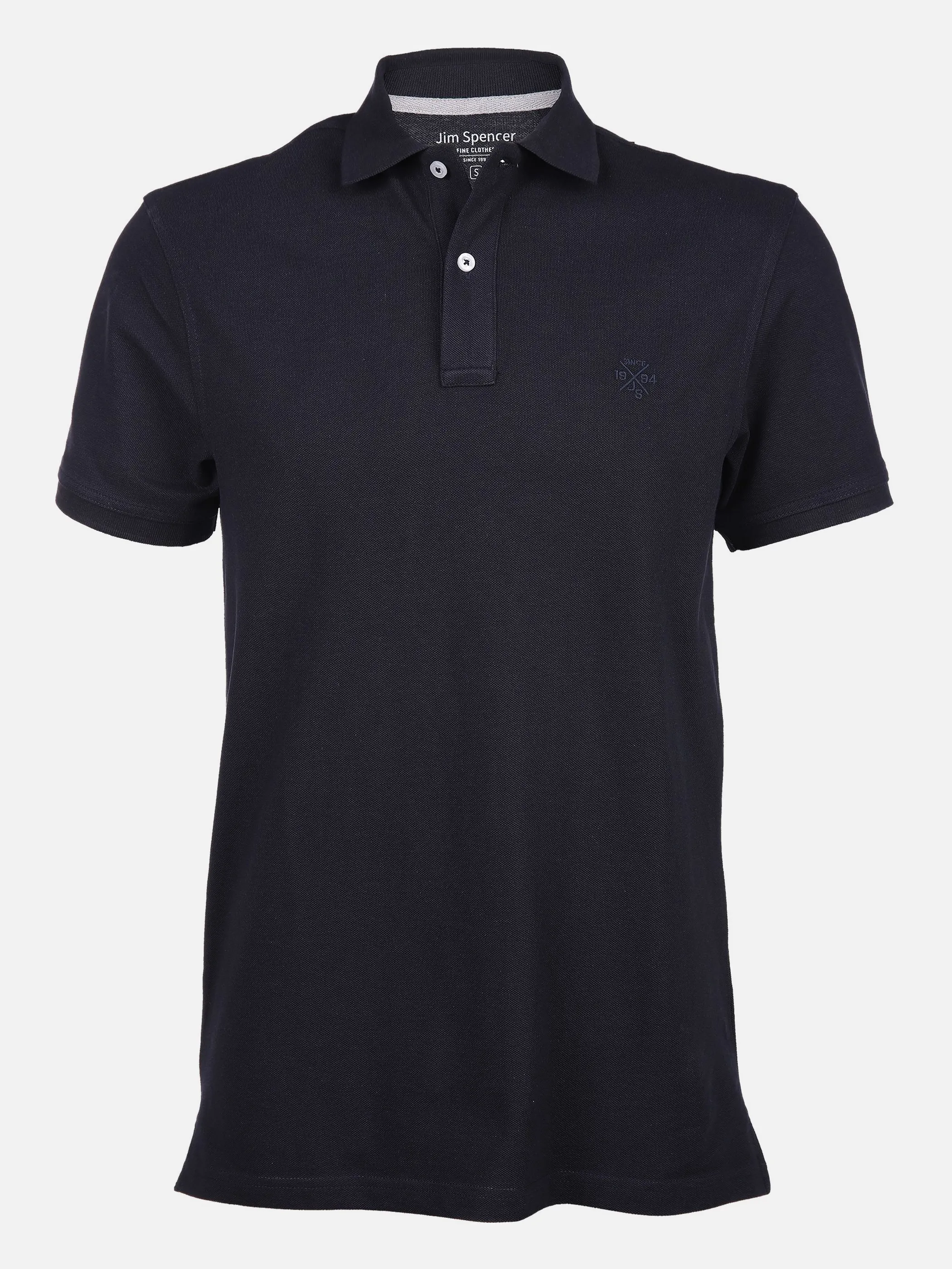 Jim Spencer He. Poloshirt 1/2 Arm uni basic Blau 852325 NAVY 1