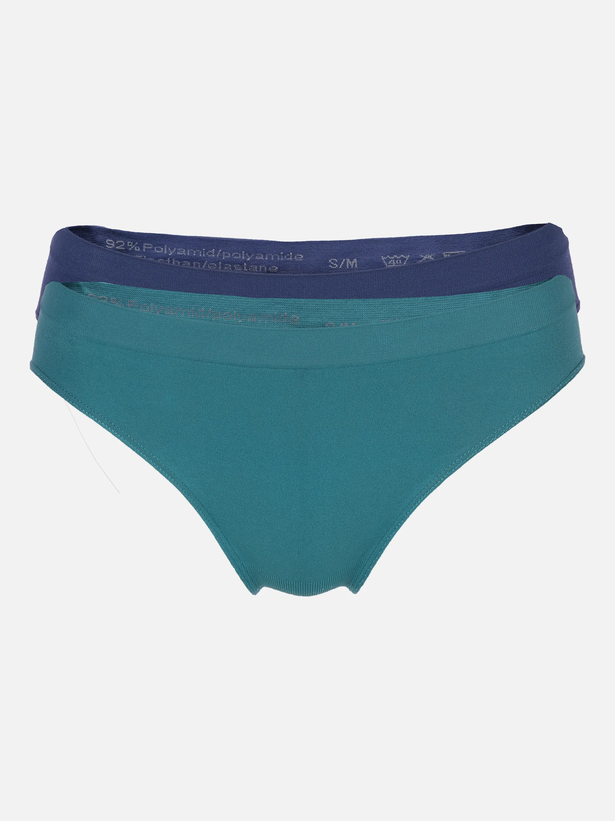 Da. Bikinislip 2er Pack seamle Blau 878758 BLAU/GRÜN 1