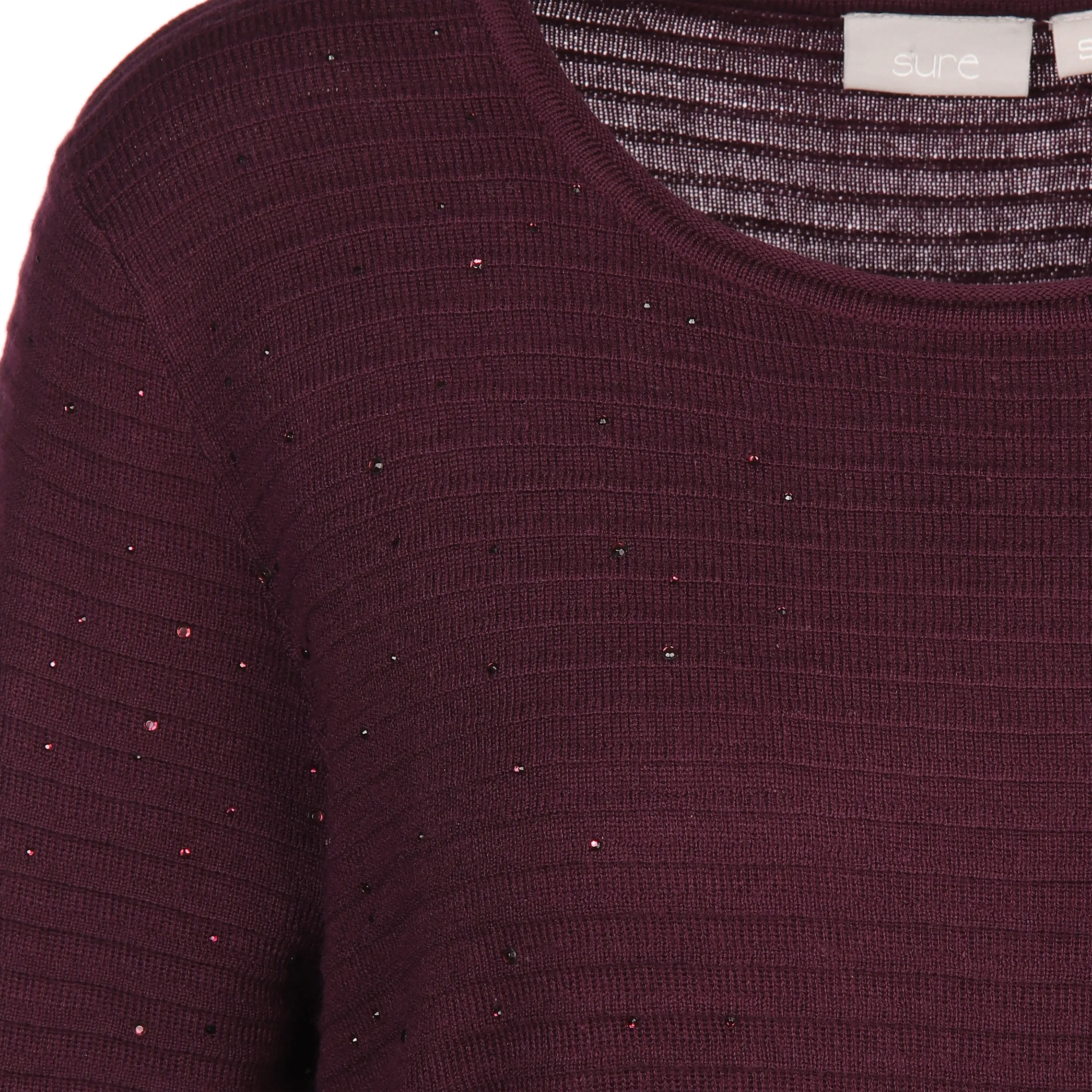 Sure Da-Pullover m. Bändchen Pink 882847 HOLUNDER 3 Sure Da-Pullover m. Bändchen Pink 882847 HOLUNDER 3