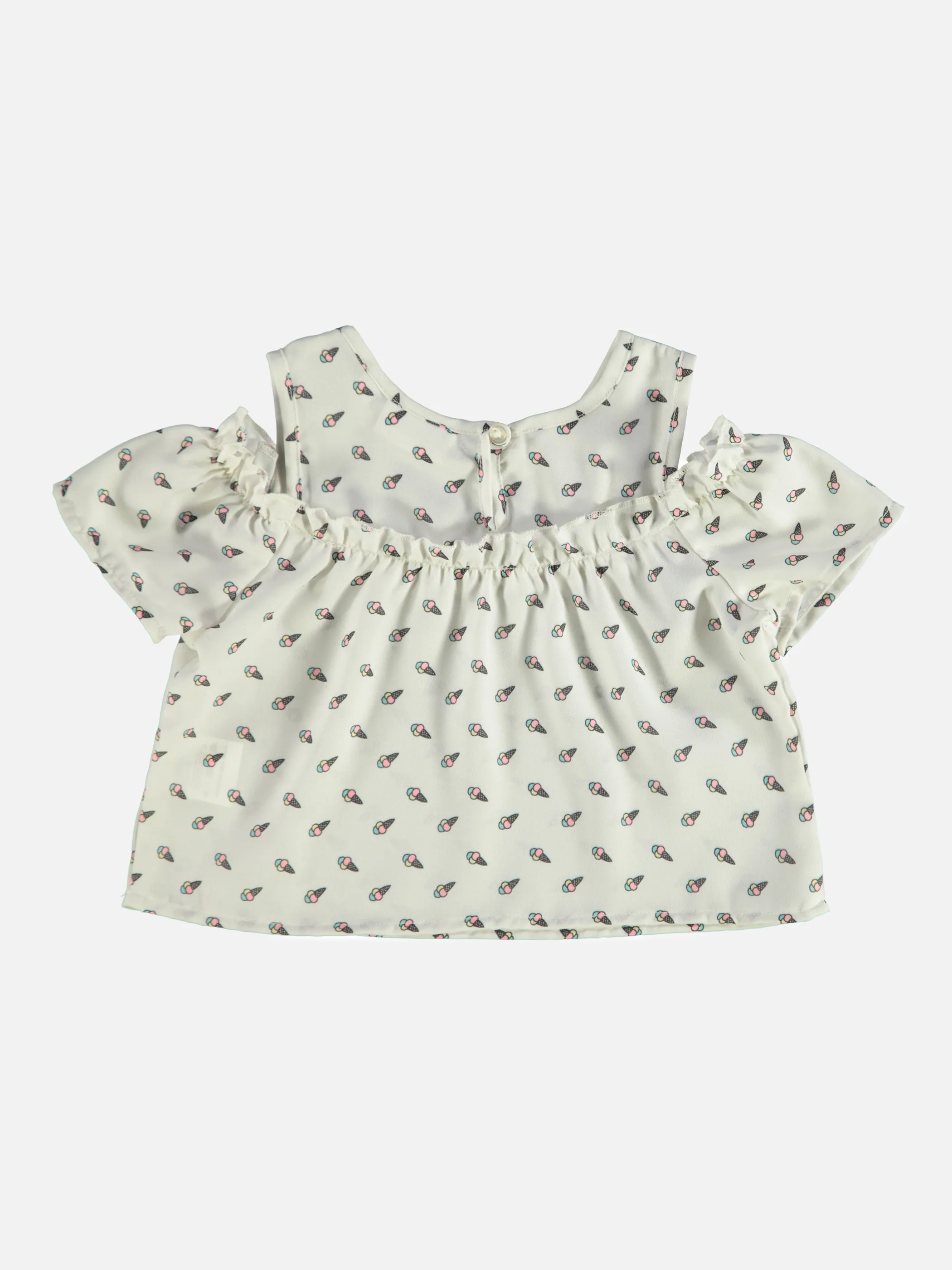 Stop + Go MG Bluse schulterfrei in weiß Weiß 833038 WEIß 2 Stop + Go MG Bluse schulterfrei in weiß Weiß 833038 WEIß 2