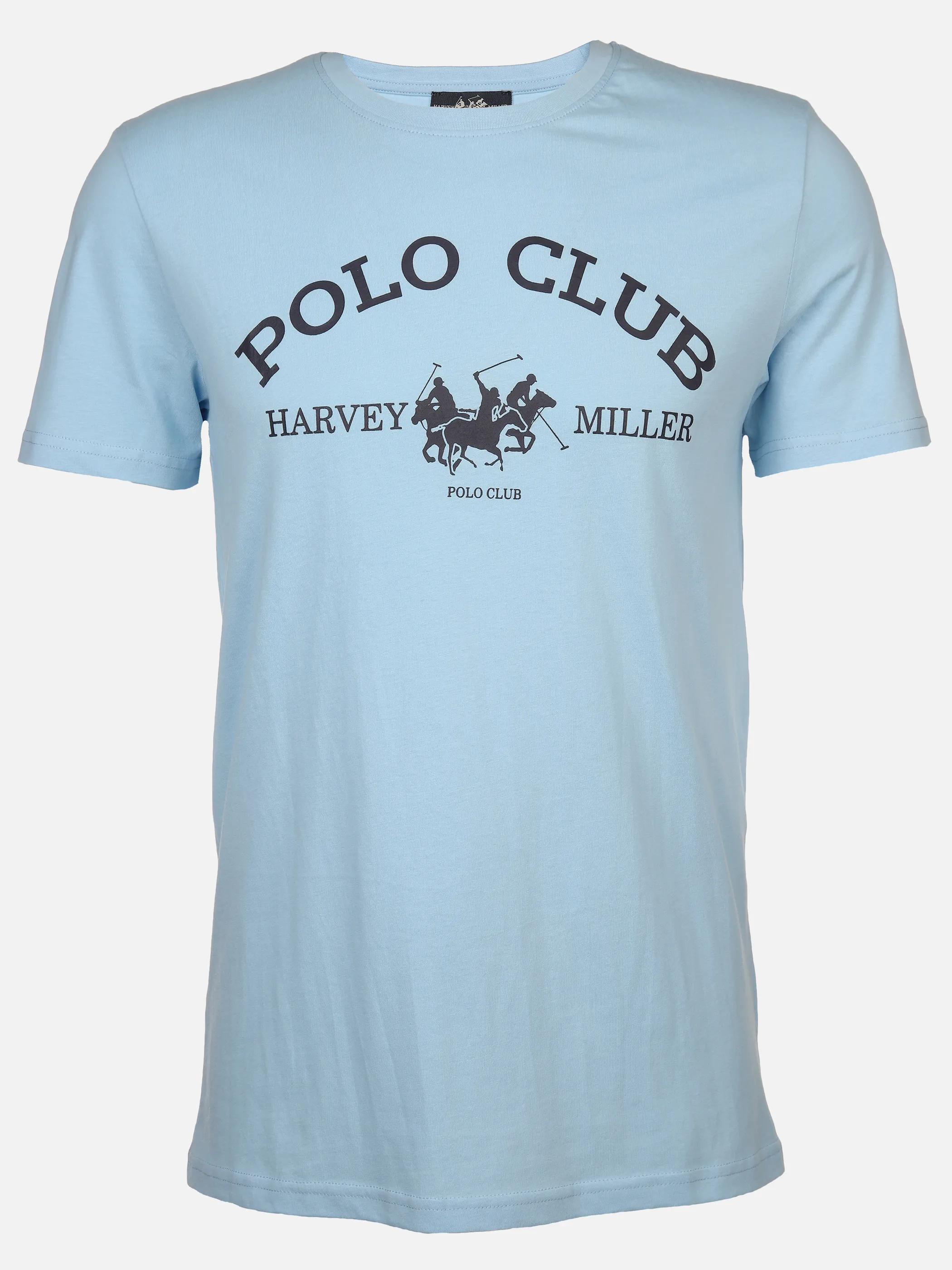Harvey Miller He. T-Shirt 1/2 Arm Logo Blau 882848 LIGHT BLUE 1