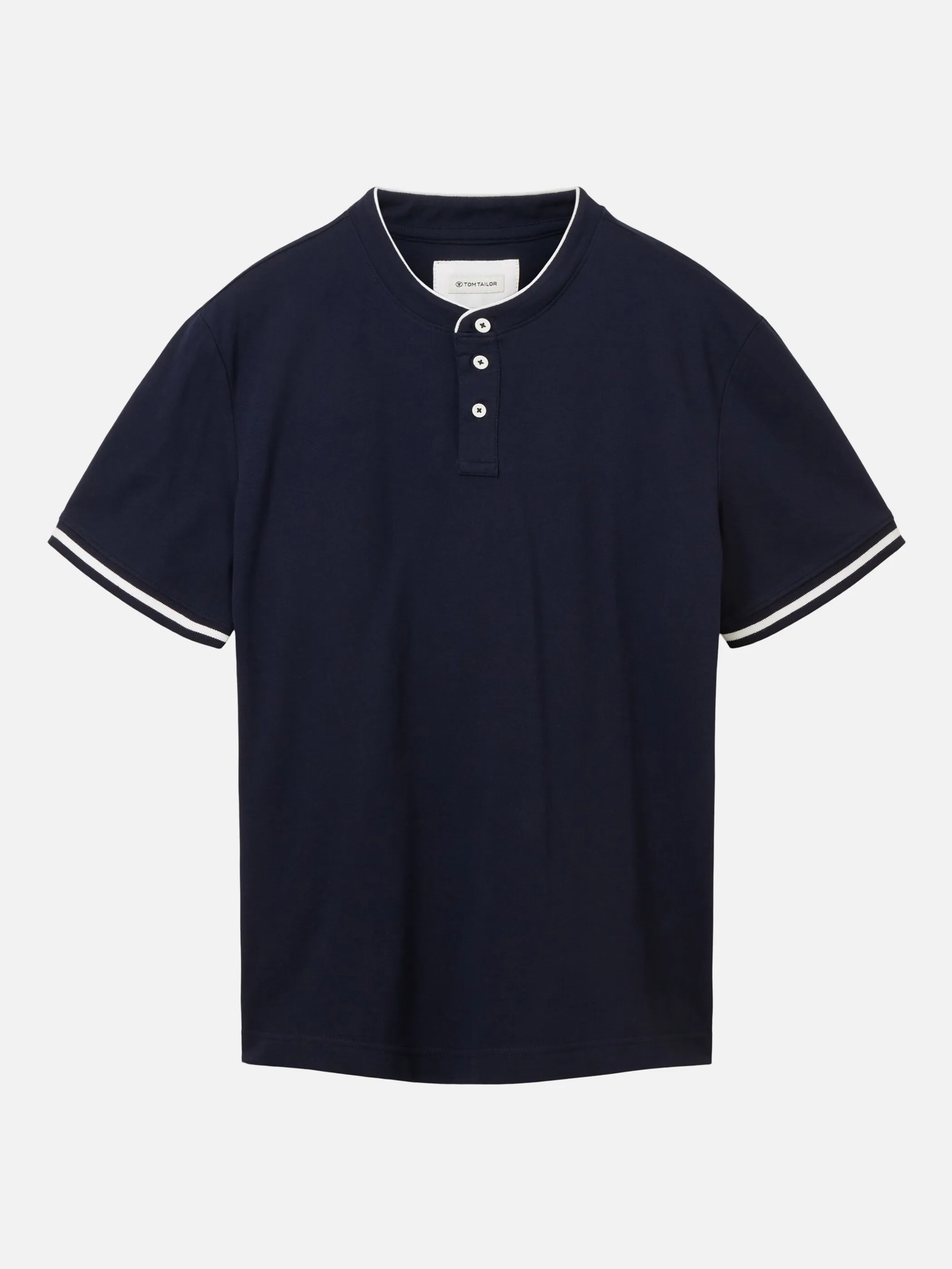 Tom Tailor 1036369 stand up collar polo Blau 880573 10668 1