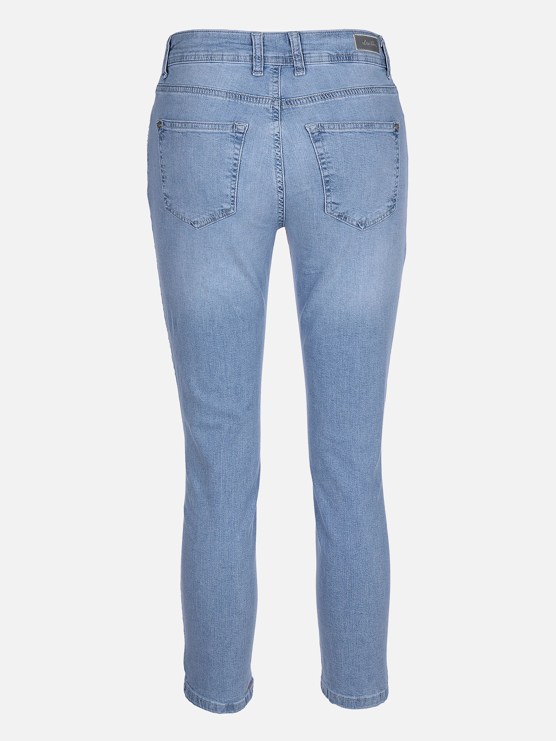 Lisa Tossa Da-Jeans slimfit Hanna 3/4 Län Blau 864402 MIDBLUE 2