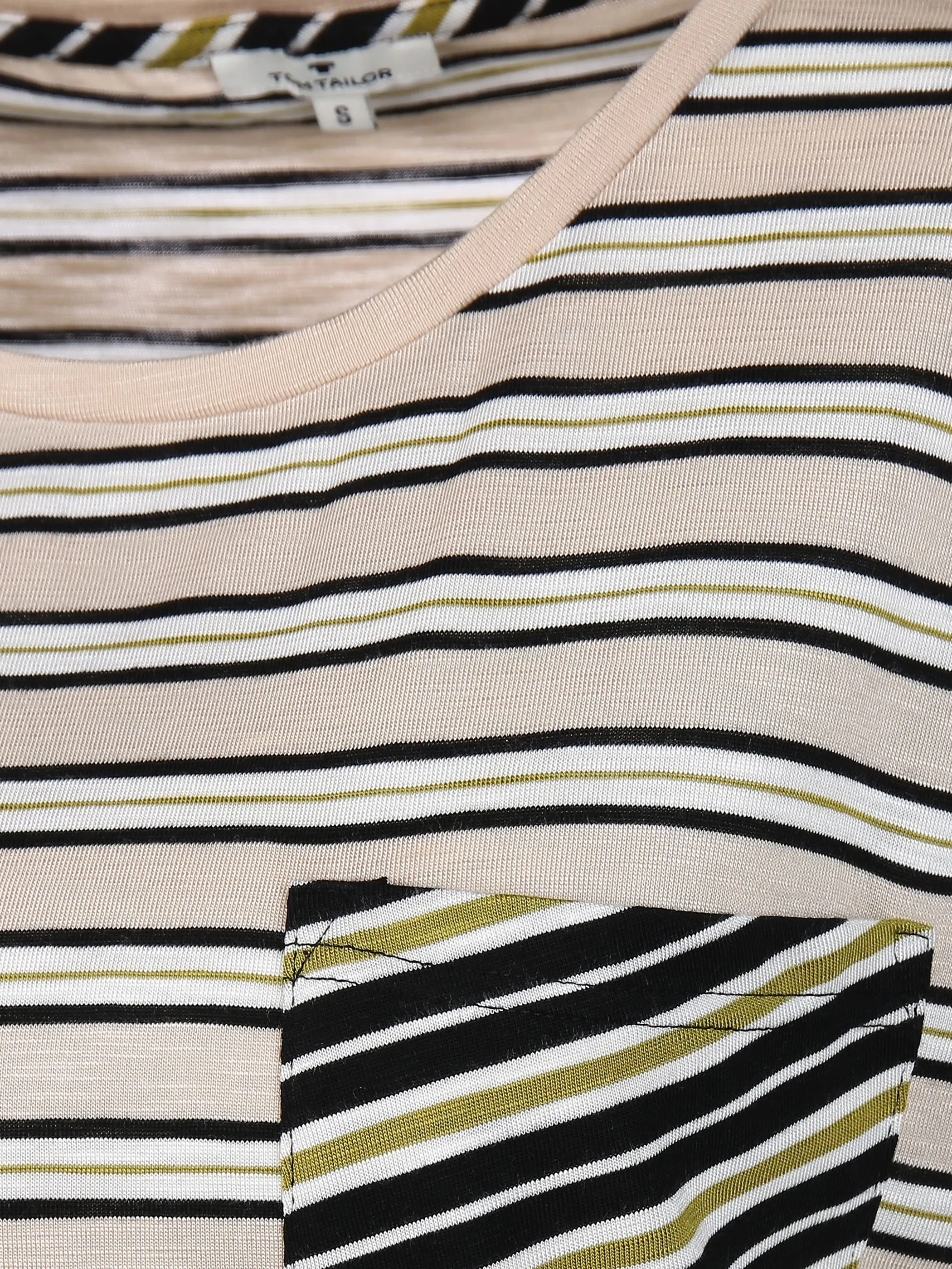 Tom Tailor 1025846 T-shirt stripe mix Braun 853050 26906 3 Tom Tailor 1025846 T-shirt stripe mix Braun 853050 26906 3