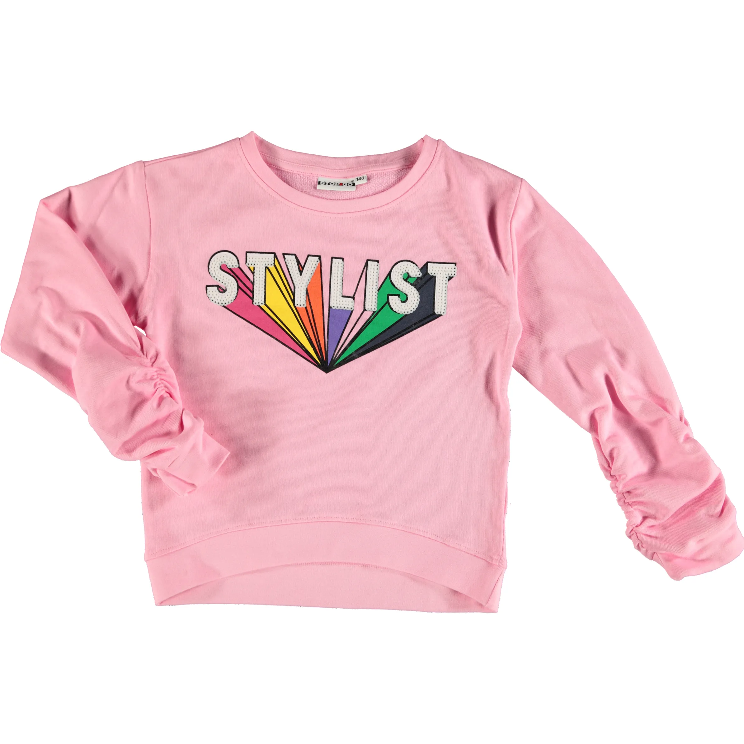 Stop + Go TG Rundhals Sweatshirt Rosa 803368 ROSA 1