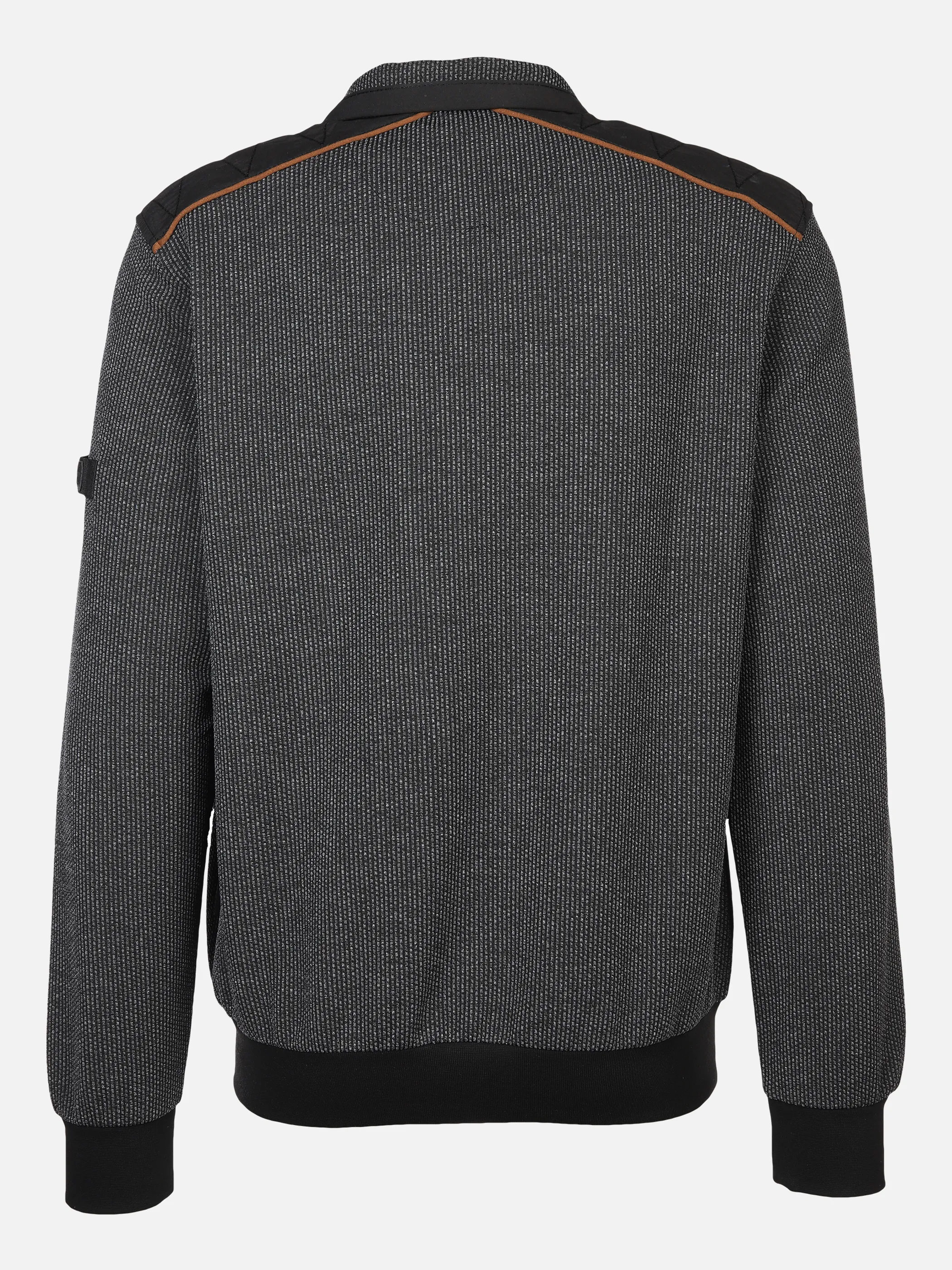 Jim Spencer He. Sweatjacke RV ottoman Grau 876042 GREY MEL 2 Jim Spencer He. Sweatjacke RV ottoman Grau 876042 GREY MEL 2