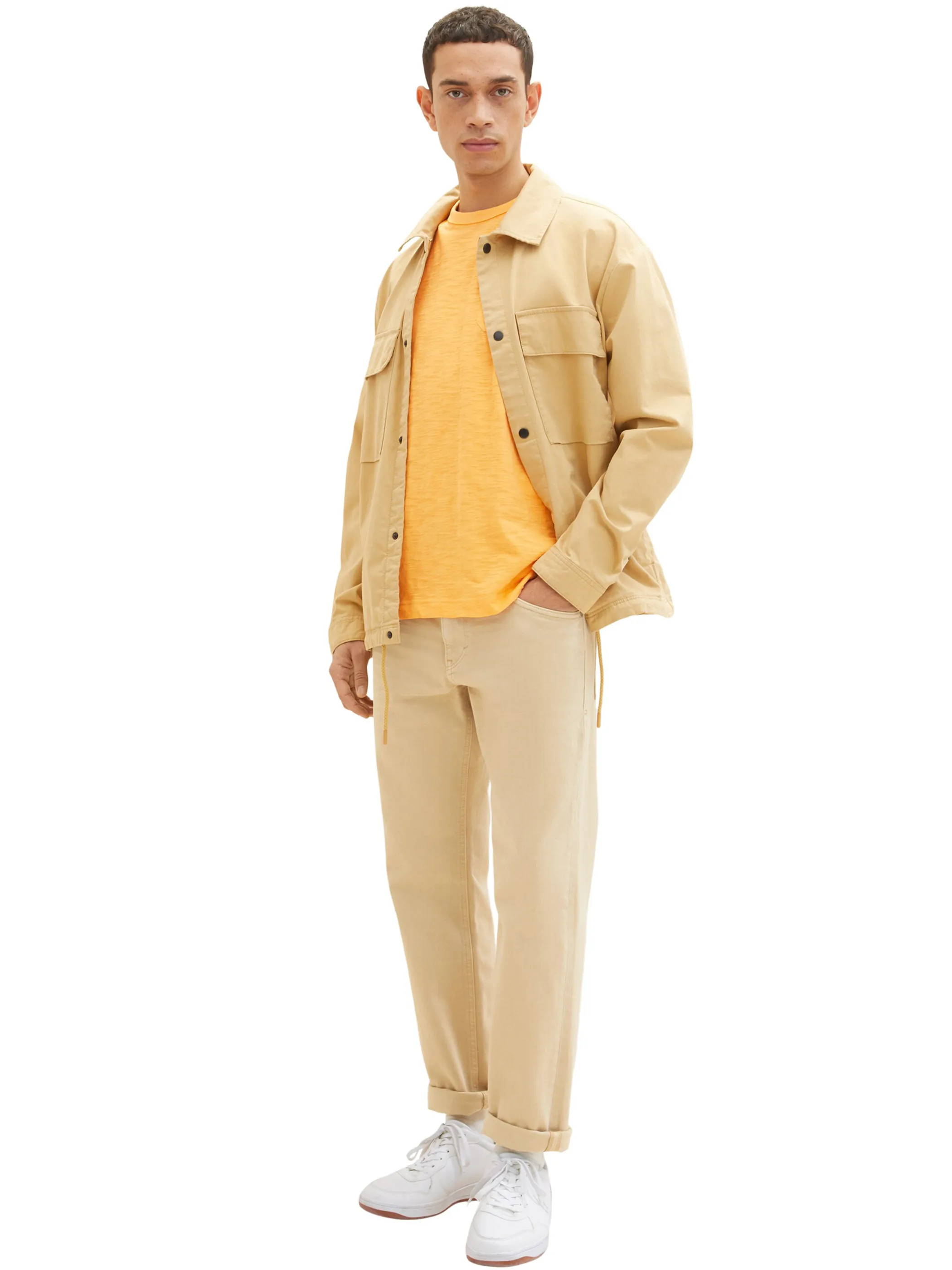 Tom Tailor 1035615 basic crewneck t-shirt Orange 874967 22225 4 Tom Tailor 1035615 basic crewneck t-shirt Orange 874967 22225 4