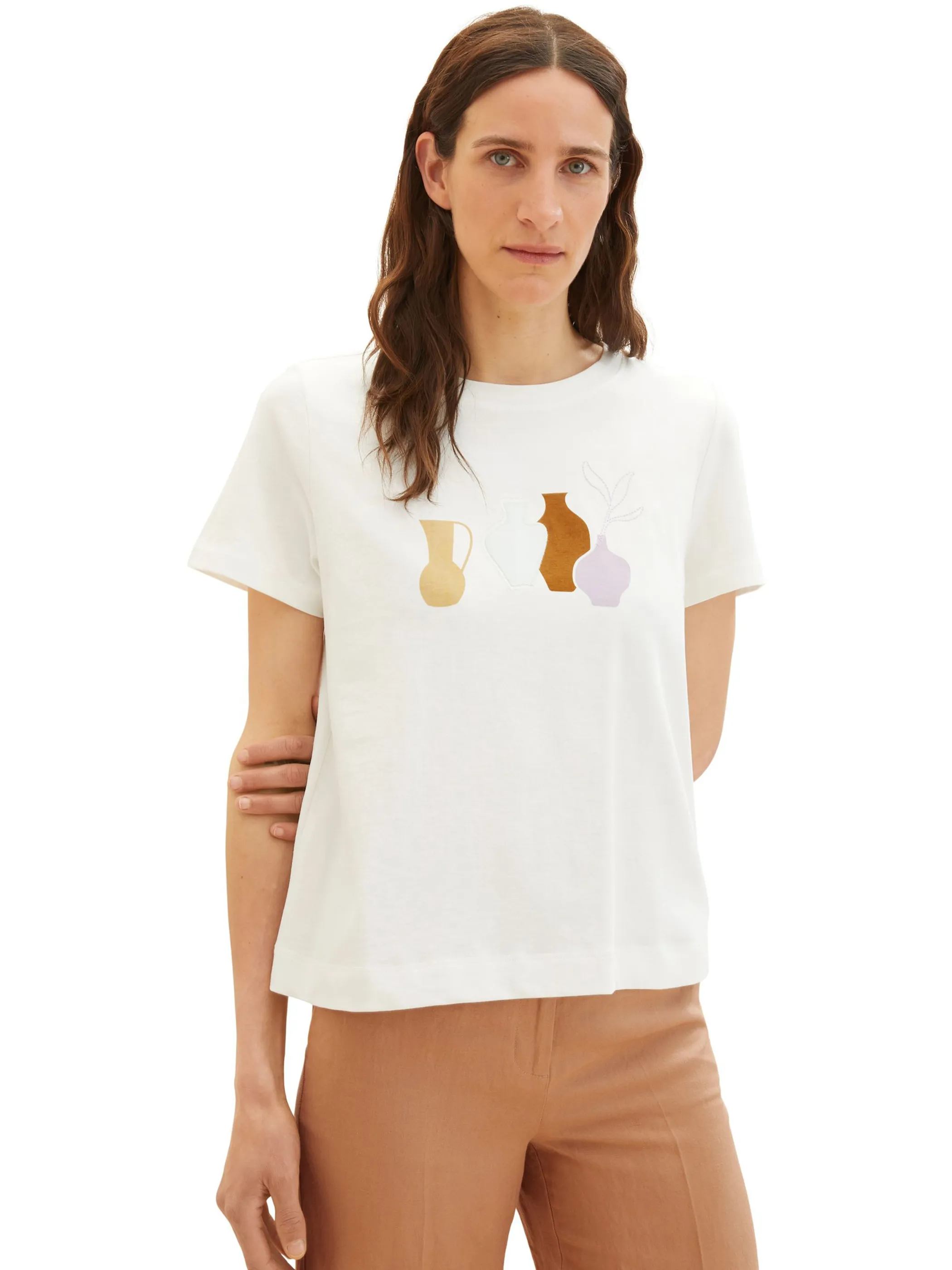 Tom Tailor 1036785 T-shirt chest patch Weiß 880511 10315 4 Tom Tailor 1036785 T-shirt chest patch Weiß 880511 10315 4
