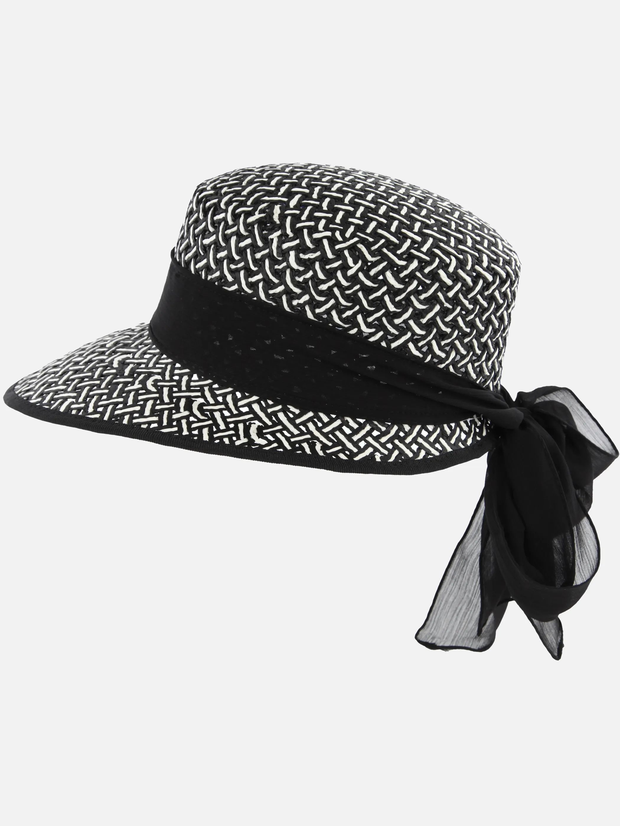 strohhut damen schwarz