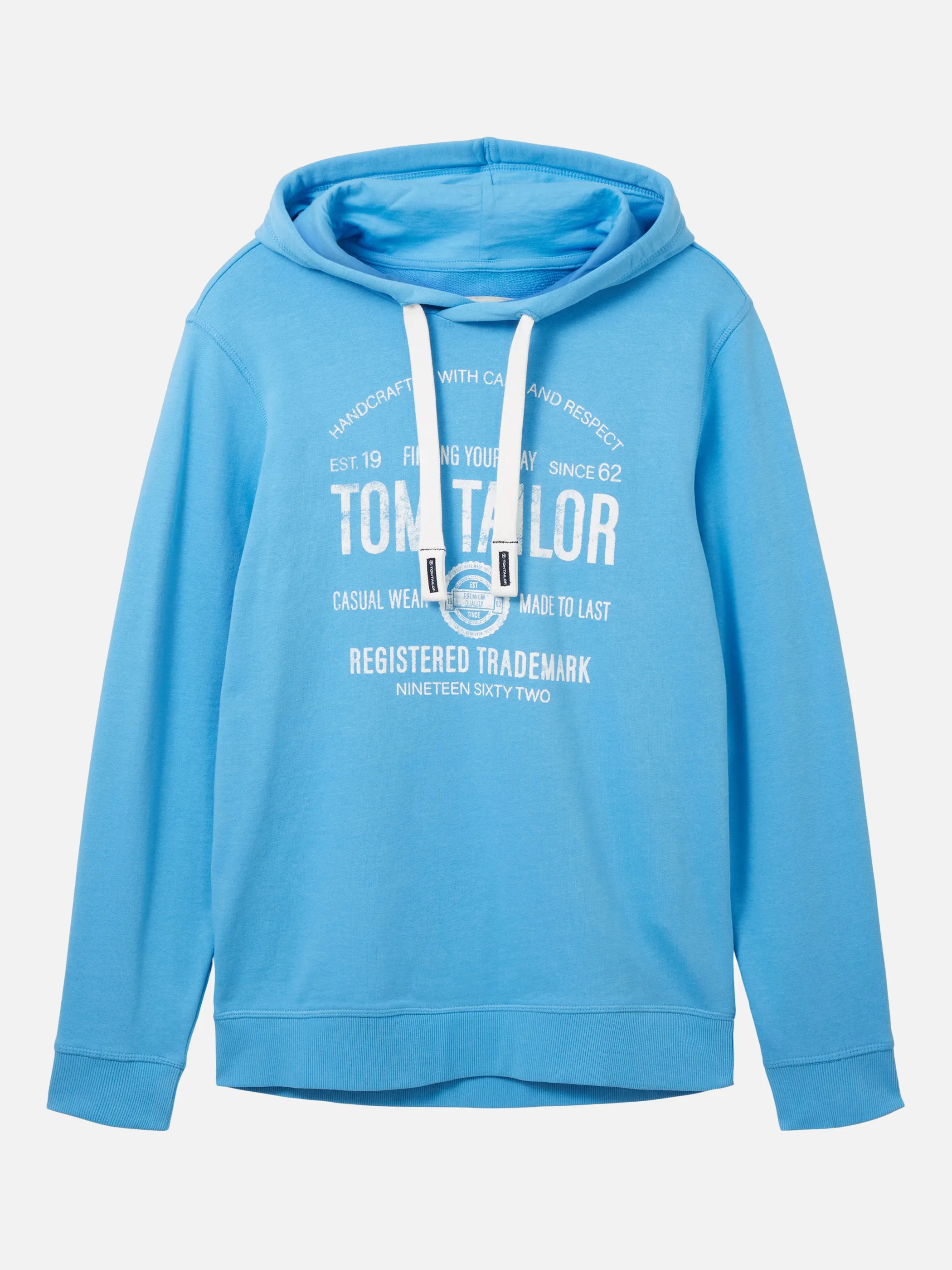 Tom Tailor 1038605 hoodie with print Blau 880532 18395 1