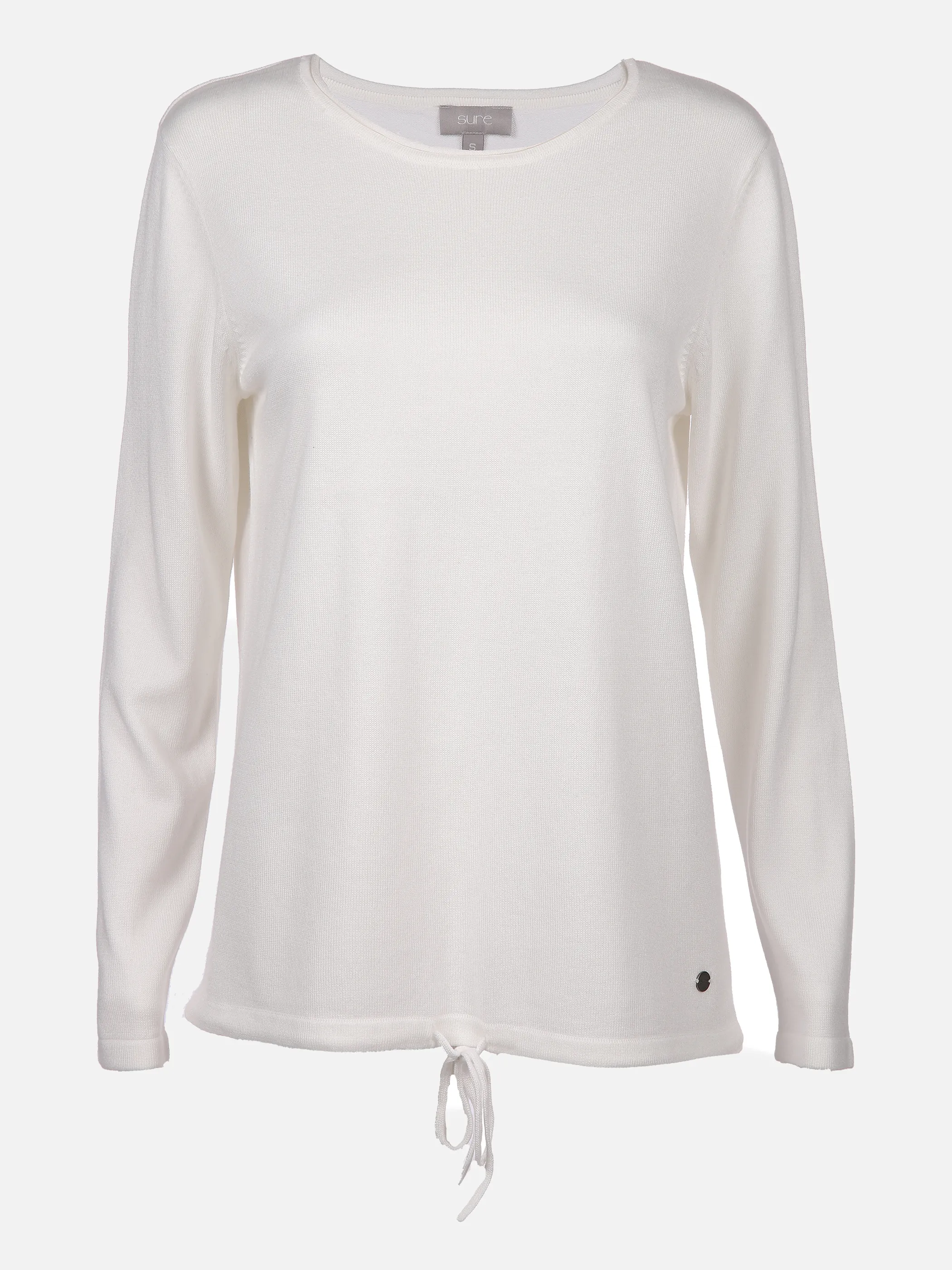 Sure Da-Pullover Basic m. Tunnelzug Weiß 848133 OFFWHITE 1