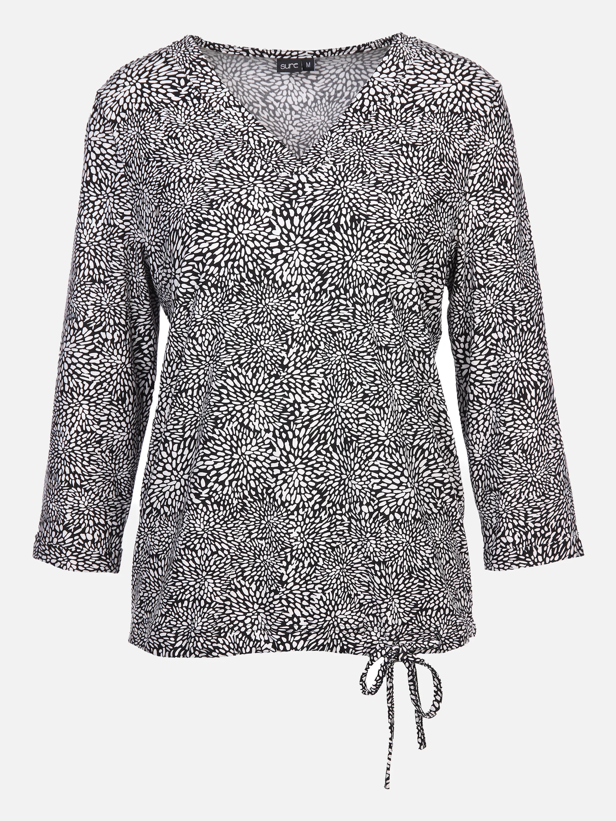 Sure Da-Druck-Shirt V-Ausschnitt Schwarz 867579 SCHWARZ 1