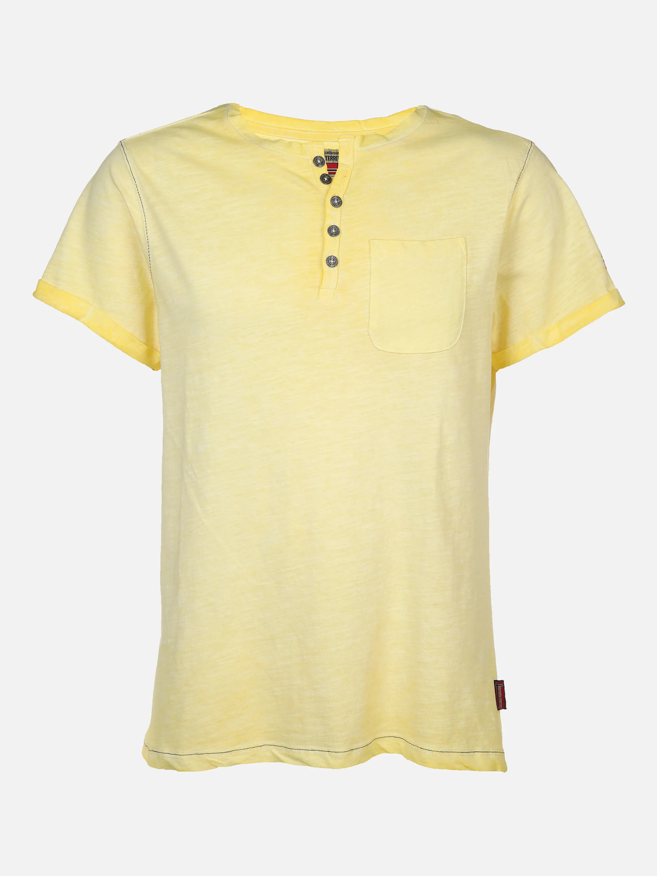 Southern Territory He. Henleyshirt 1/2 Arm washer Gelb 863455 YELLOW 1 Southern Territory He. Henleyshirt 1/2 Arm washer Gelb 863455 YELLOW 1