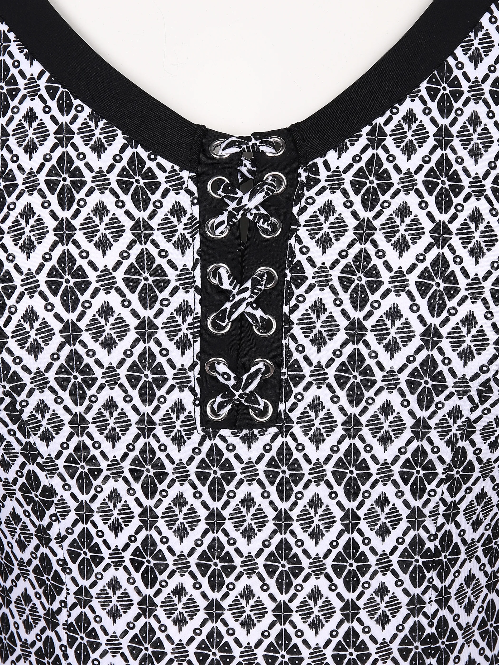 Sonja Blank Da-Gr. Größen Badeanzug Schwarz 851134 BLACK/WHIT 3 Sonja Blank Da-Gr. Größen Badeanzug Schwarz 851134 BLACK/WHIT 3