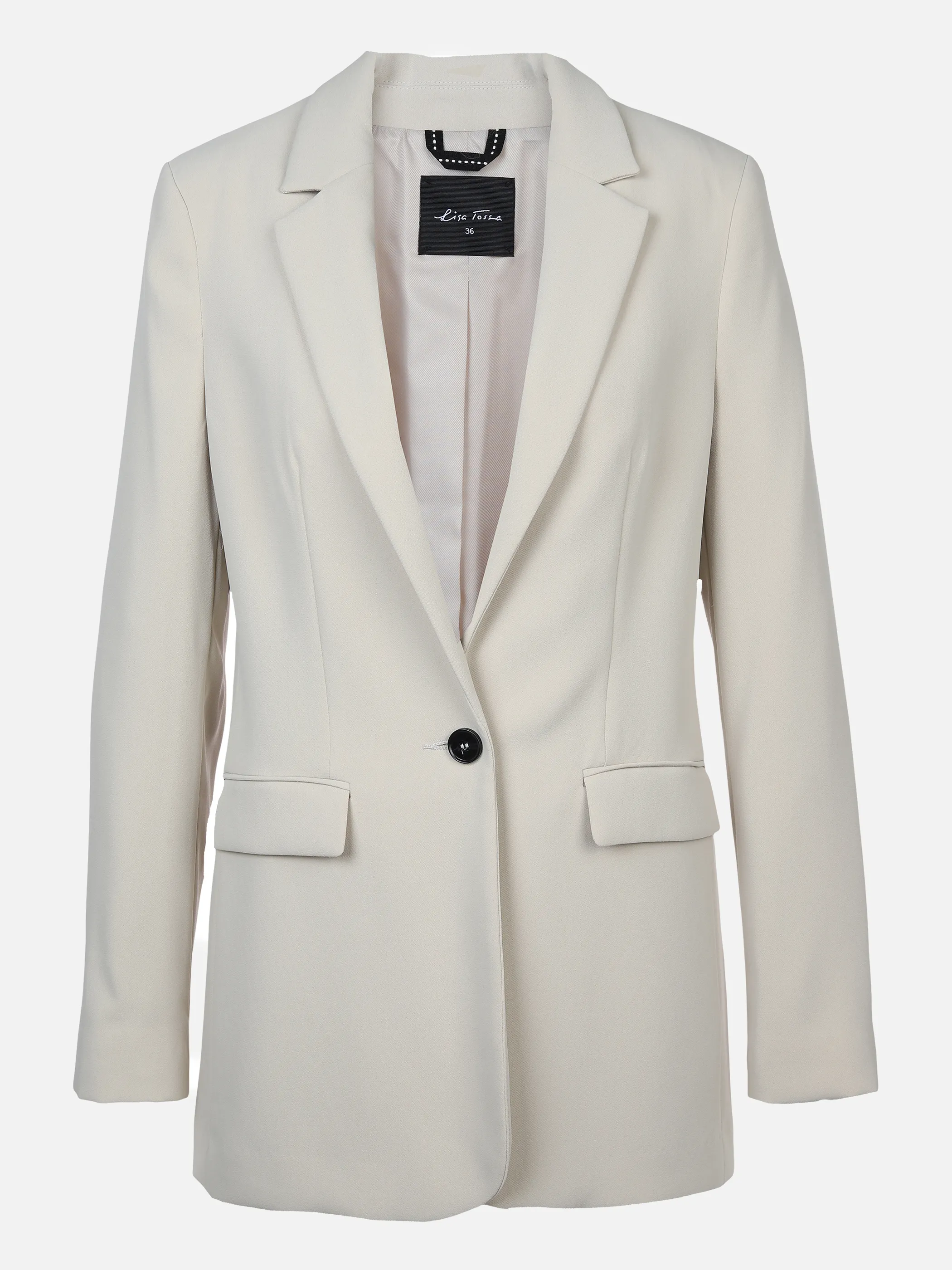 Lisa Tossa Da-Blazer in langer Form Beige 876278 SAND 1