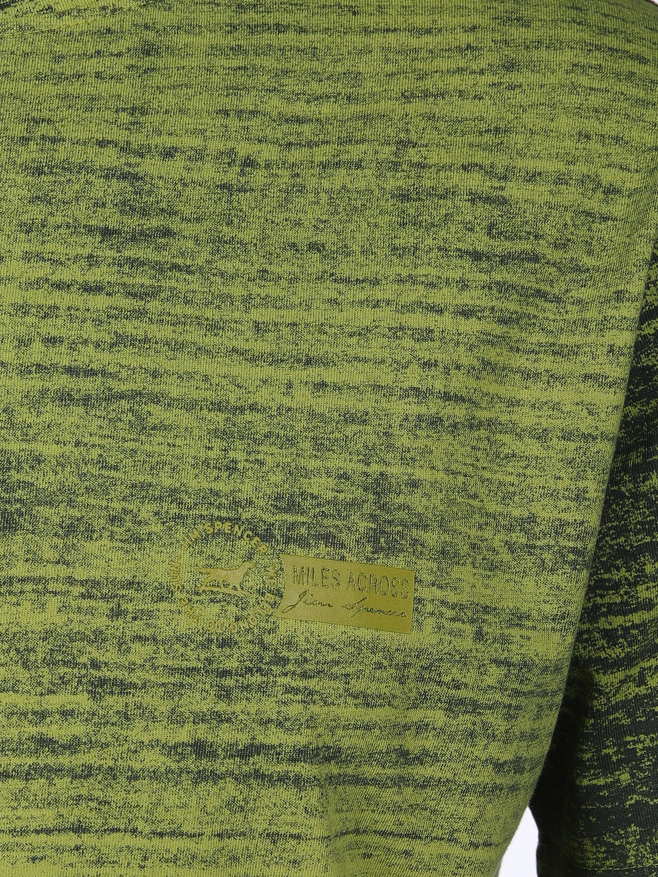 Jim Spencer He. T-Shirt 1/2 Arm allover stripe Gelb 910841 LEMON 3