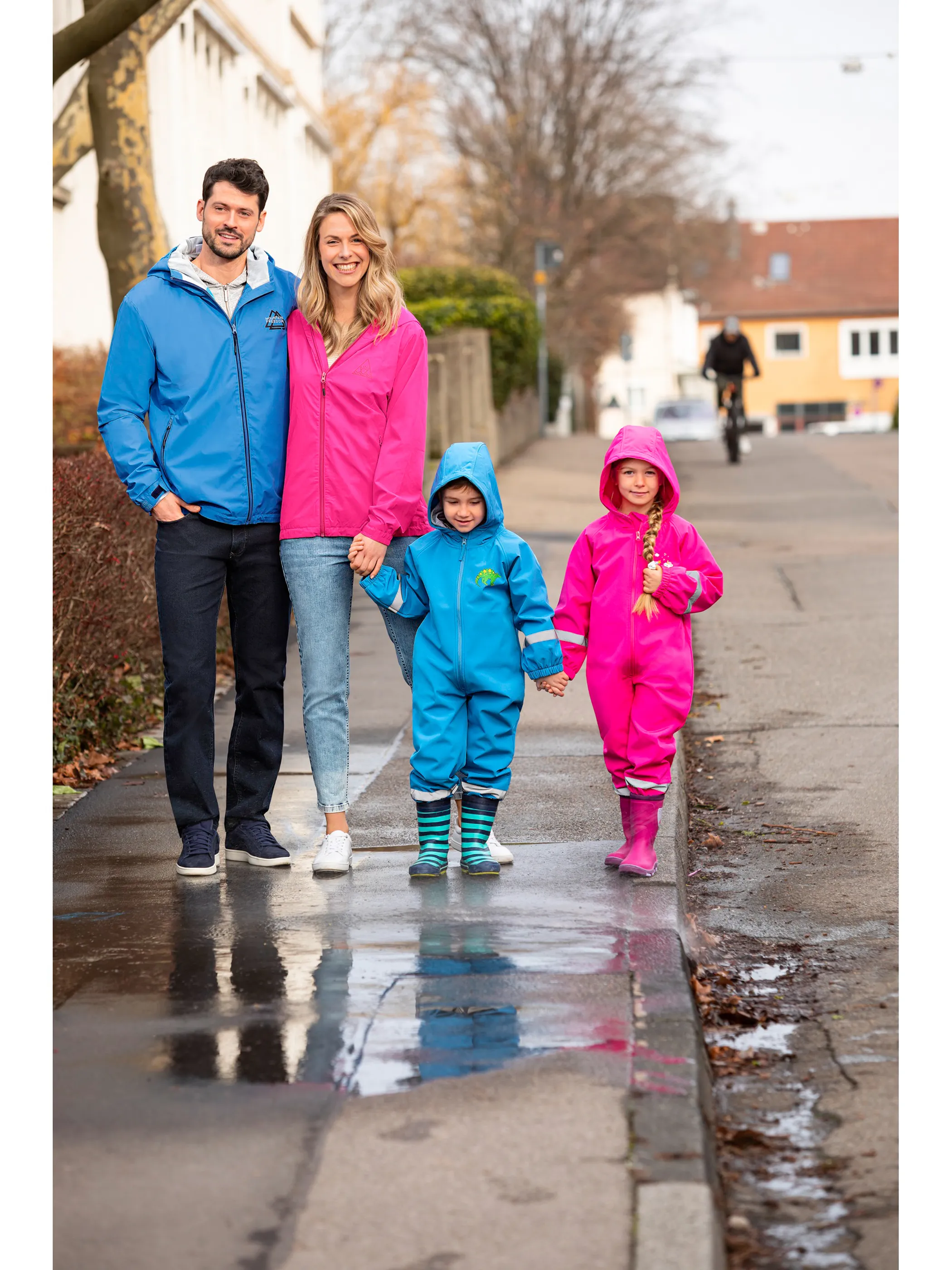 Kinder Regenoverall mit Kapuze | PINK | noSize | 862272-pink | Regenanzüge