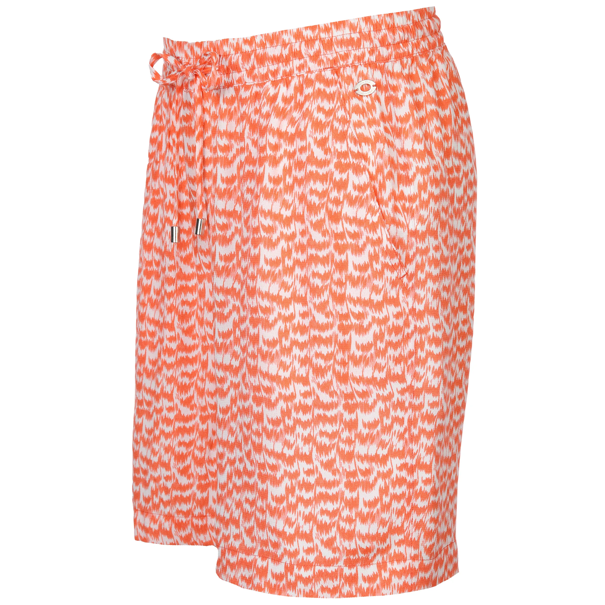 Lisa Tossa Da-Crepe-Shorts m.Alloverprint Orange 878175 KORALLE 3