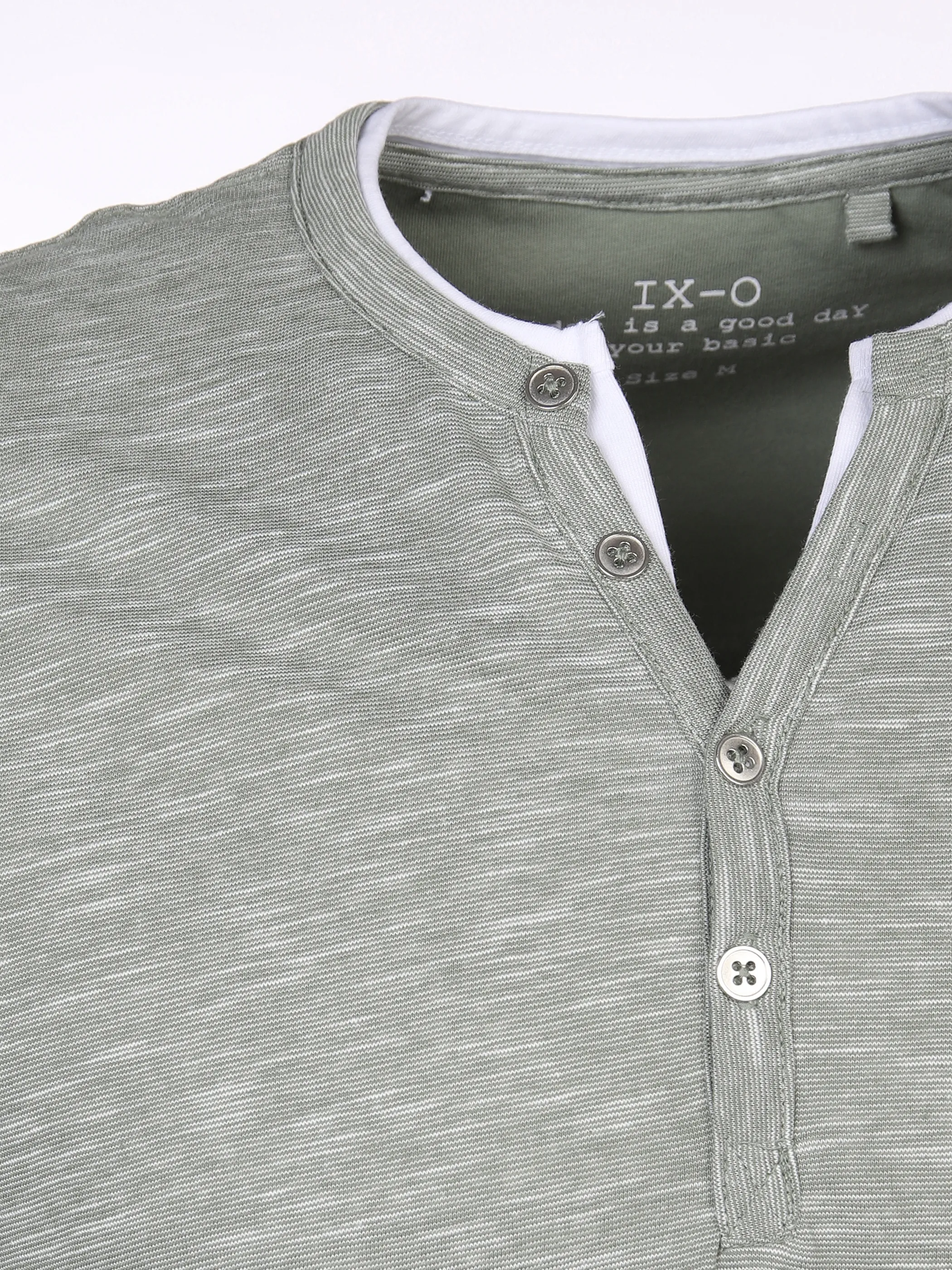 IX-O YF-He-T-Shirt, Serafino Grün 873742 KHAKI 3 IX-O YF-He-T-Shirt, Serafino Grün 873742 KHAKI 3