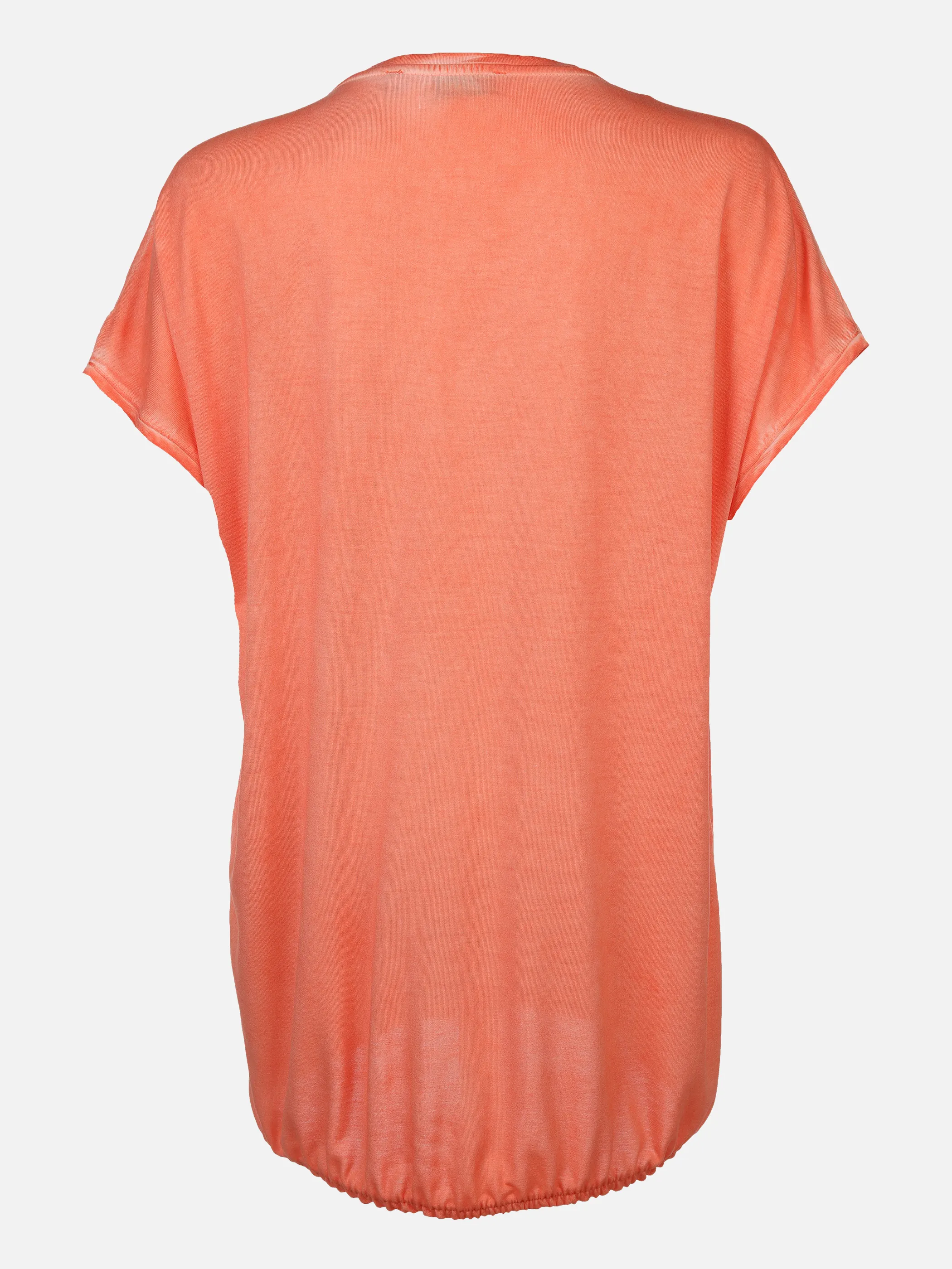 Lisa Tossa Da-Materialmix-Shirt m.Frontpr Orange 878258 KORALLE 2