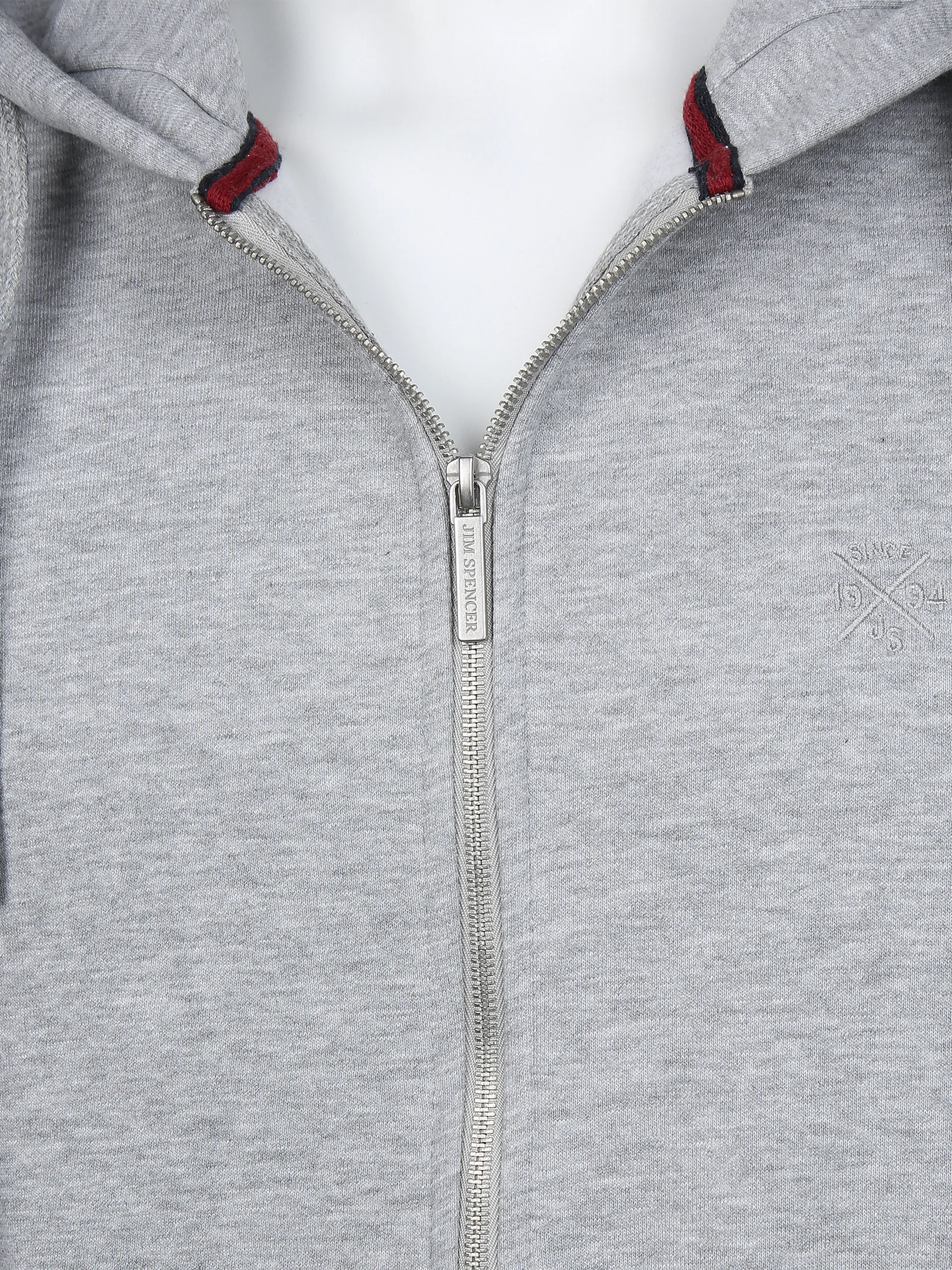 Jim Spencer He. Kapuzensweatjacke uni basi Grau 852320 GREYMEL 3 Jim Spencer He. Kapuzensweatjacke uni basi Grau 852320 GREYMEL 3