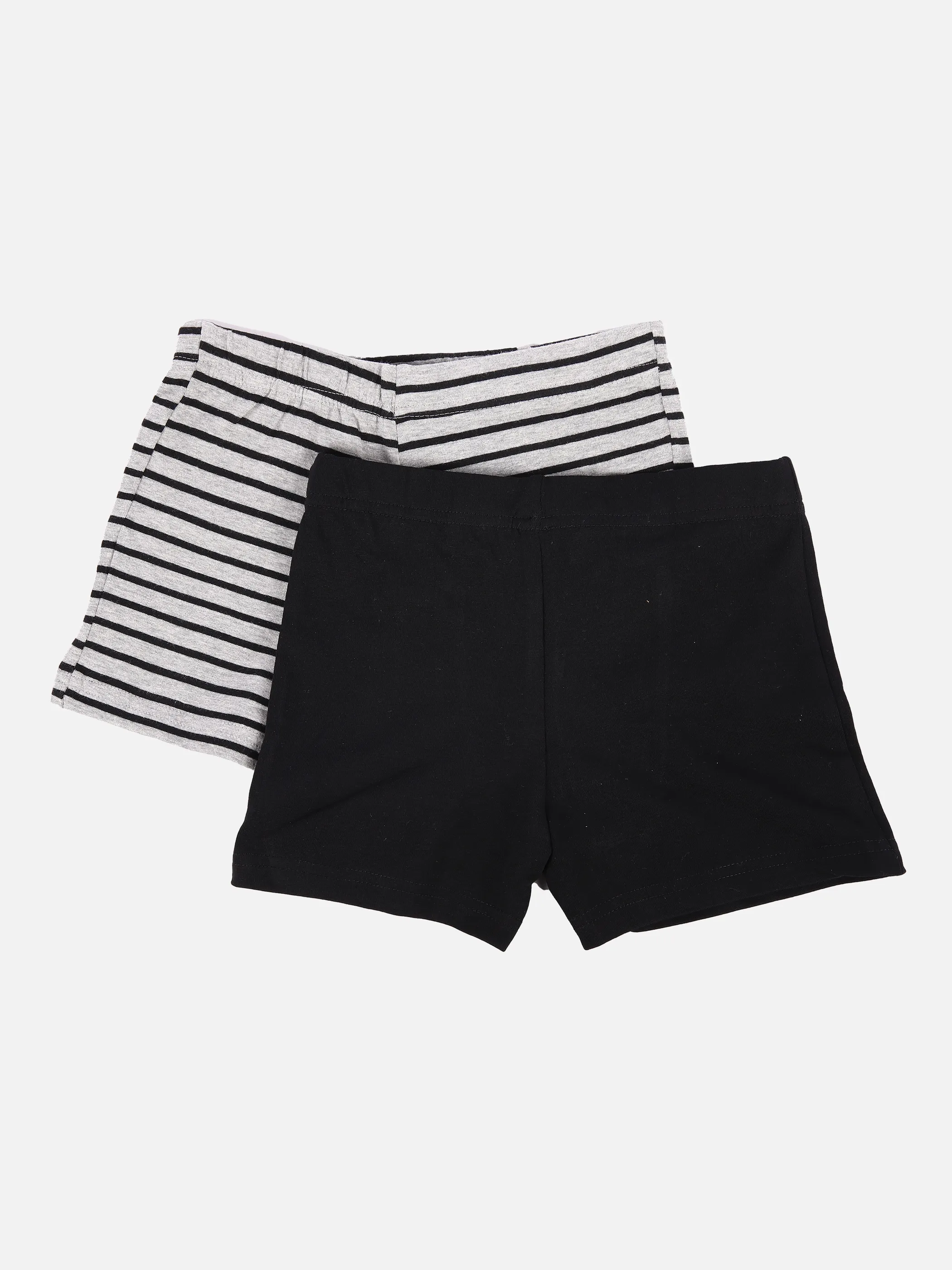 Stop + Go Kn. Retro Shorts 2er Pack Schwarz 851058 BLACK/GREY 2