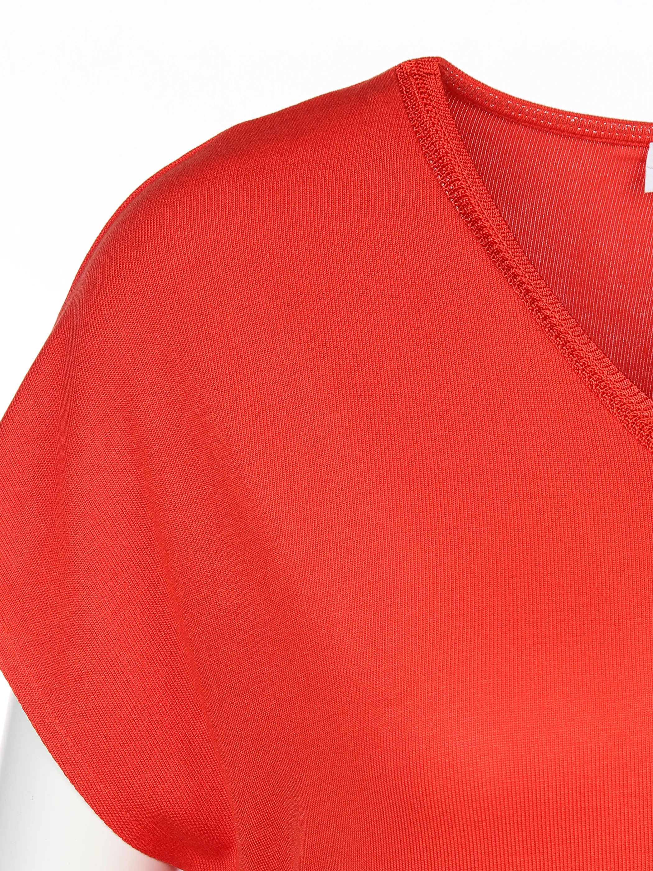 Lisa Tossa Da-T-Shirt m.V-Ausschnitt Rot 877642 FEUERROT 3 Lisa Tossa Da-T-Shirt m.V-Ausschnitt Rot 877642 FEUERROT 3