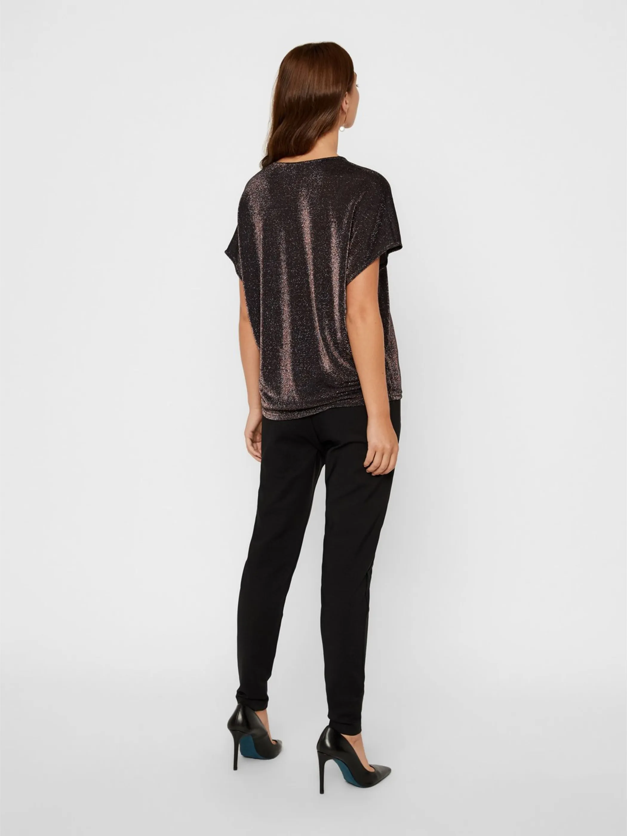 Vero Moda 10221623 VMDENISE SS V-NECK TO Braun 824706 239015001 3 Vero Moda 10221623 VMDENISE SS V-NECK TO Braun 824706 239015001 3