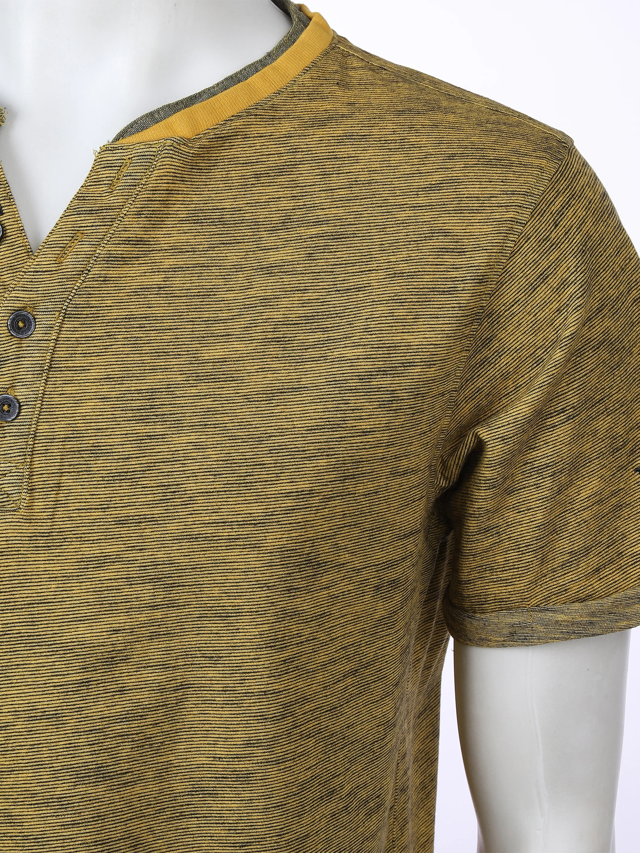 Jim Spencer He. Henleyshirt 1/2 Arm grindl Gelb 861654 YELLOW 3 Jim Spencer He. Henleyshirt 1/2 Arm grindl Gelb 861654 YELLOW 3