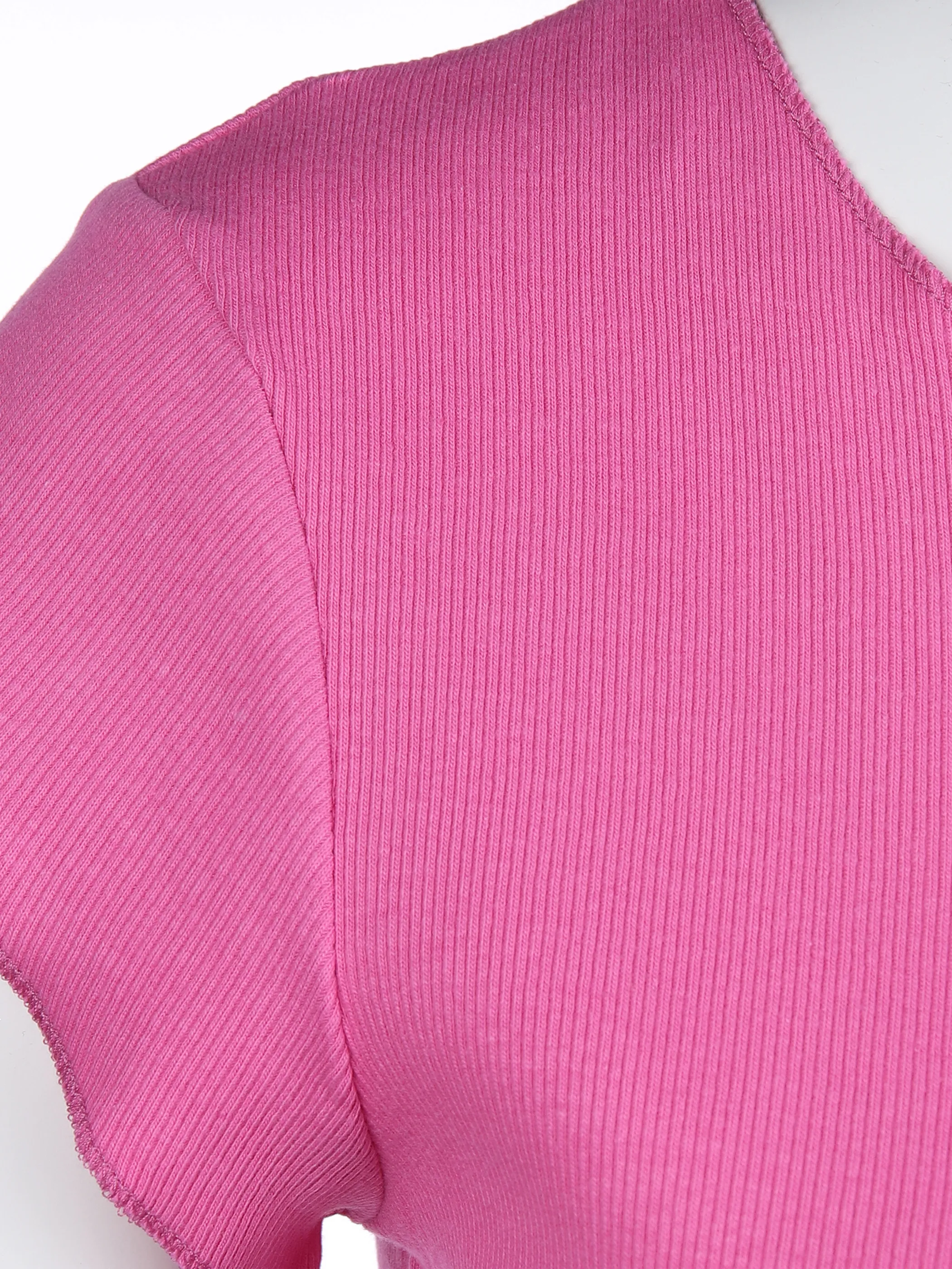 IX-O YF-Da-T-Shirt, cropped Pink 863684 17-2623TCX 3