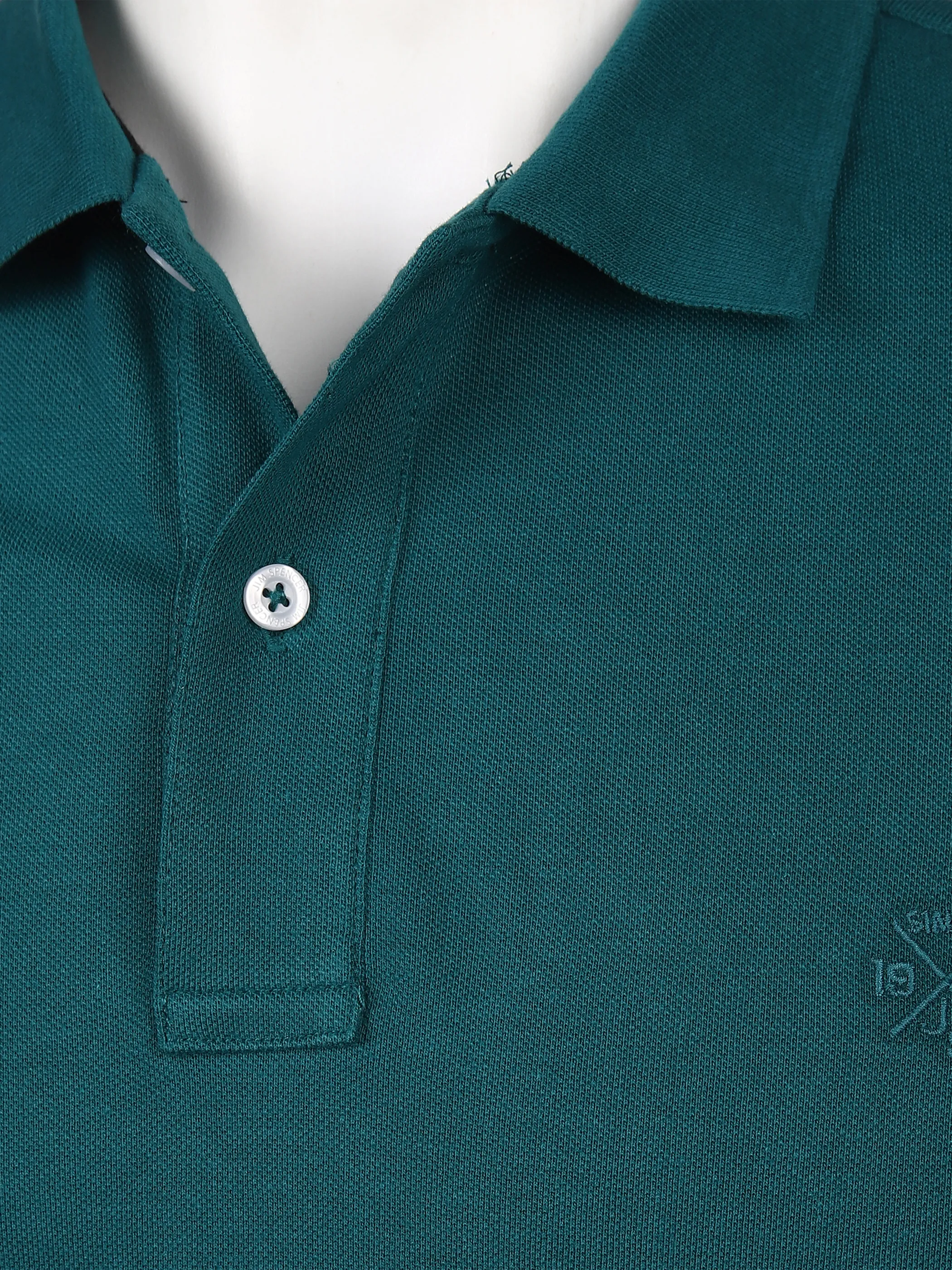 Jim Spencer He. Poloshirt 1/2 Arm uni basic Grün 852325 GREEN 3