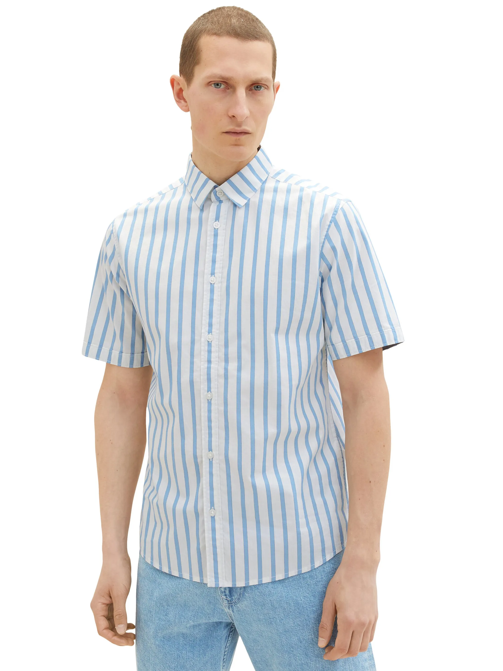 Tom Tailor 1037282 striped shirt Blau 880533 31789 4