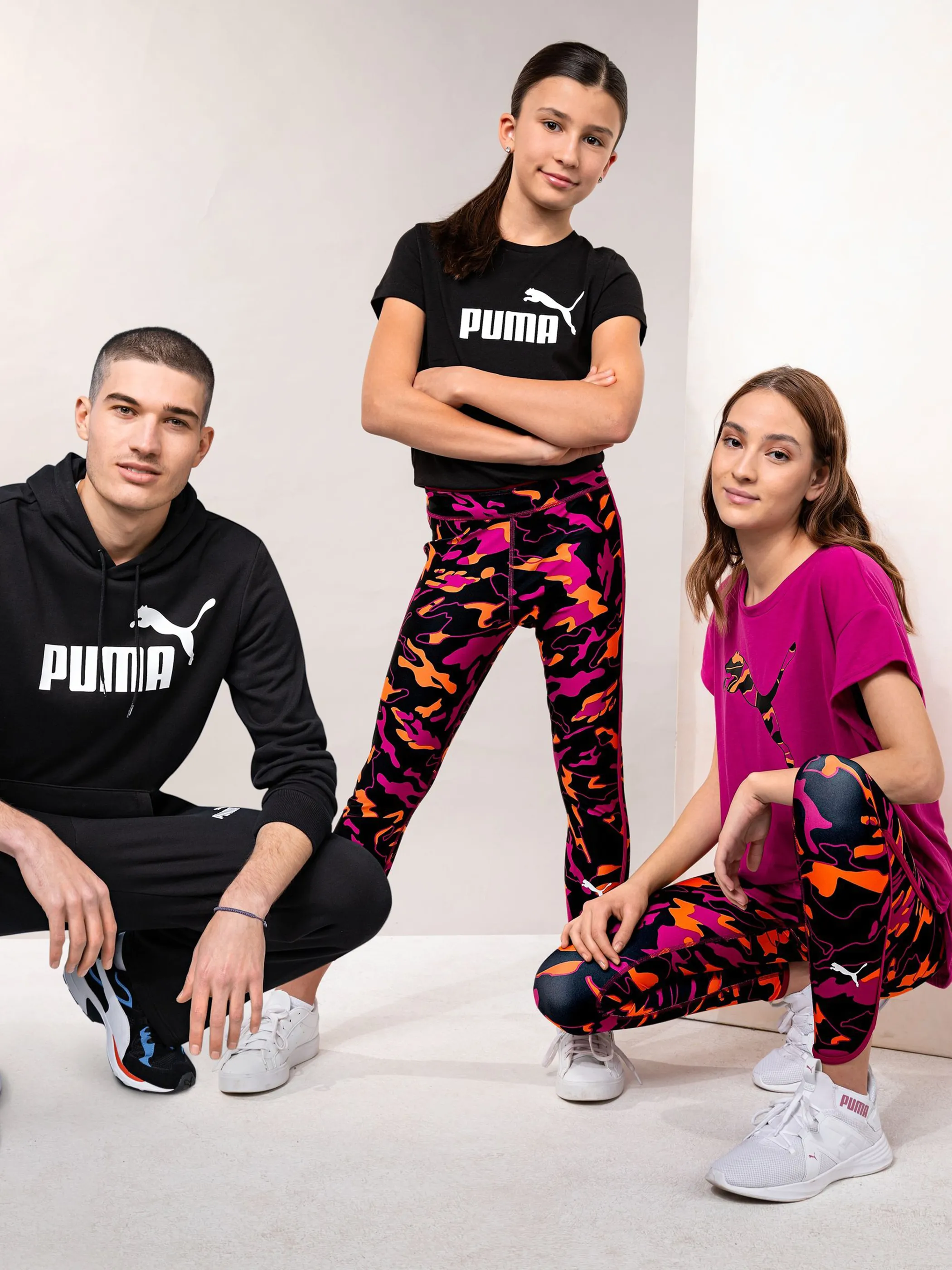 Puma 587029 Md-T-Shirt mit Logo Schwarz 856620 01 4