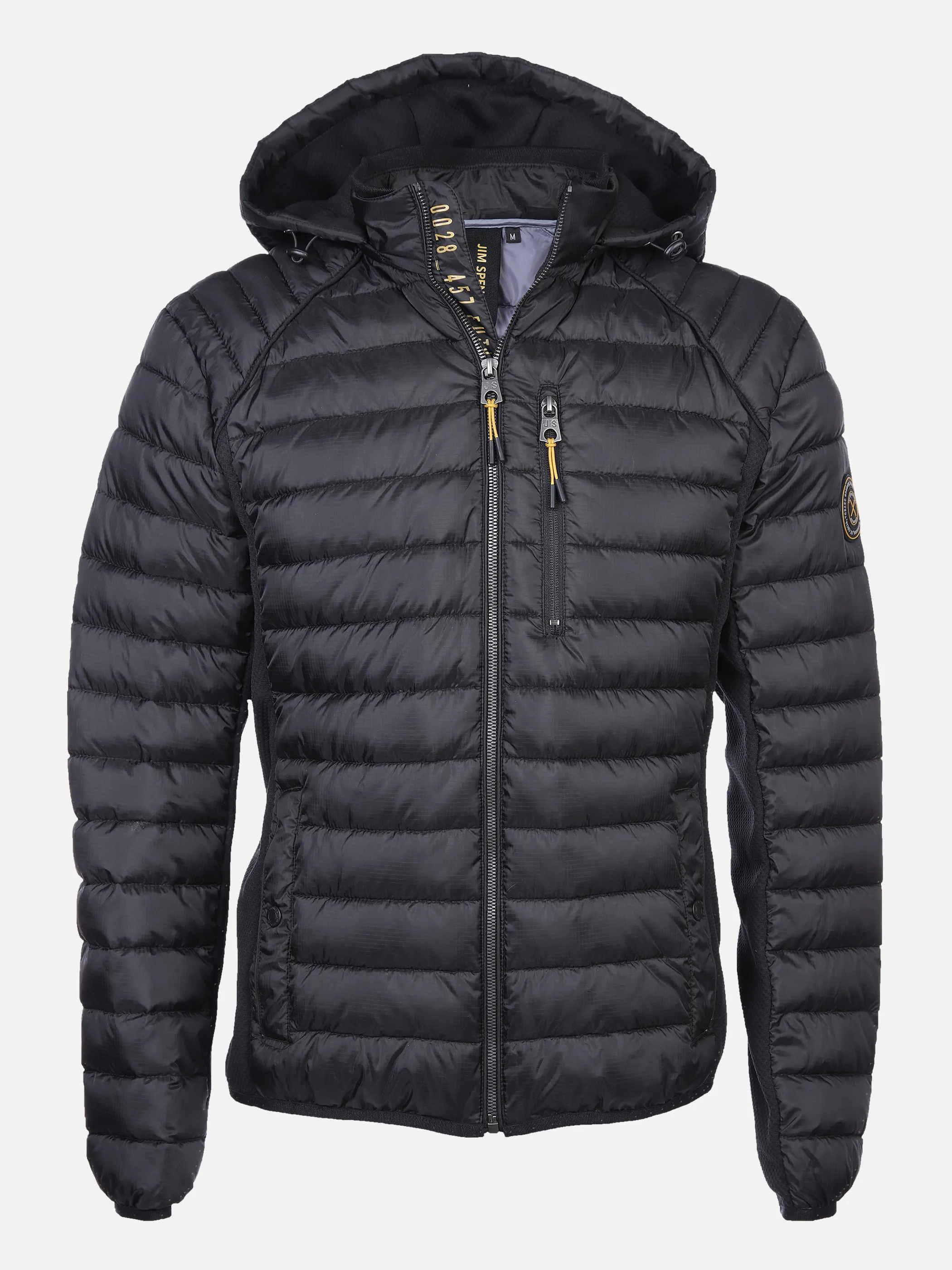Jim Spencer He. Steppjacke Hybrid Kapuze Schwarz 865092 BLACK 1 Jim Spencer He. Steppjacke Hybrid Kapuze Schwarz 865092 BLACK 1